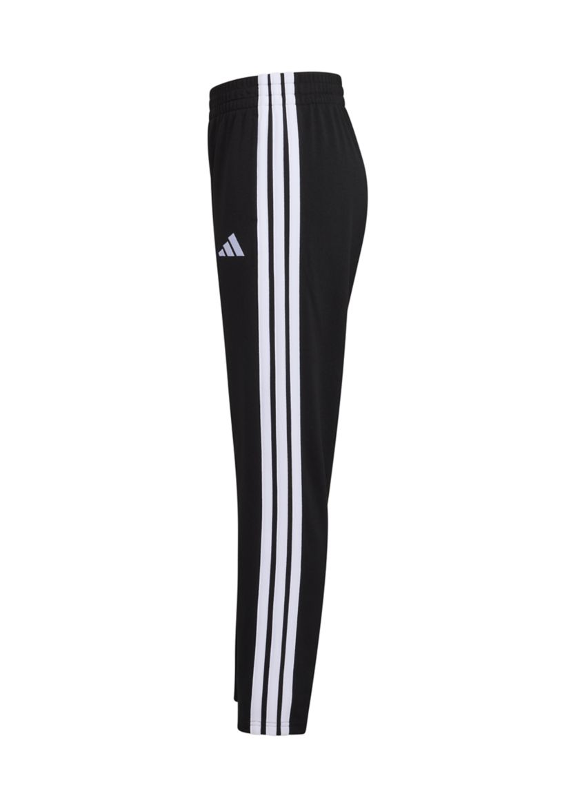 Boys 8-20 Elastic Waistband Essential 3-Stripe Tapered Pants