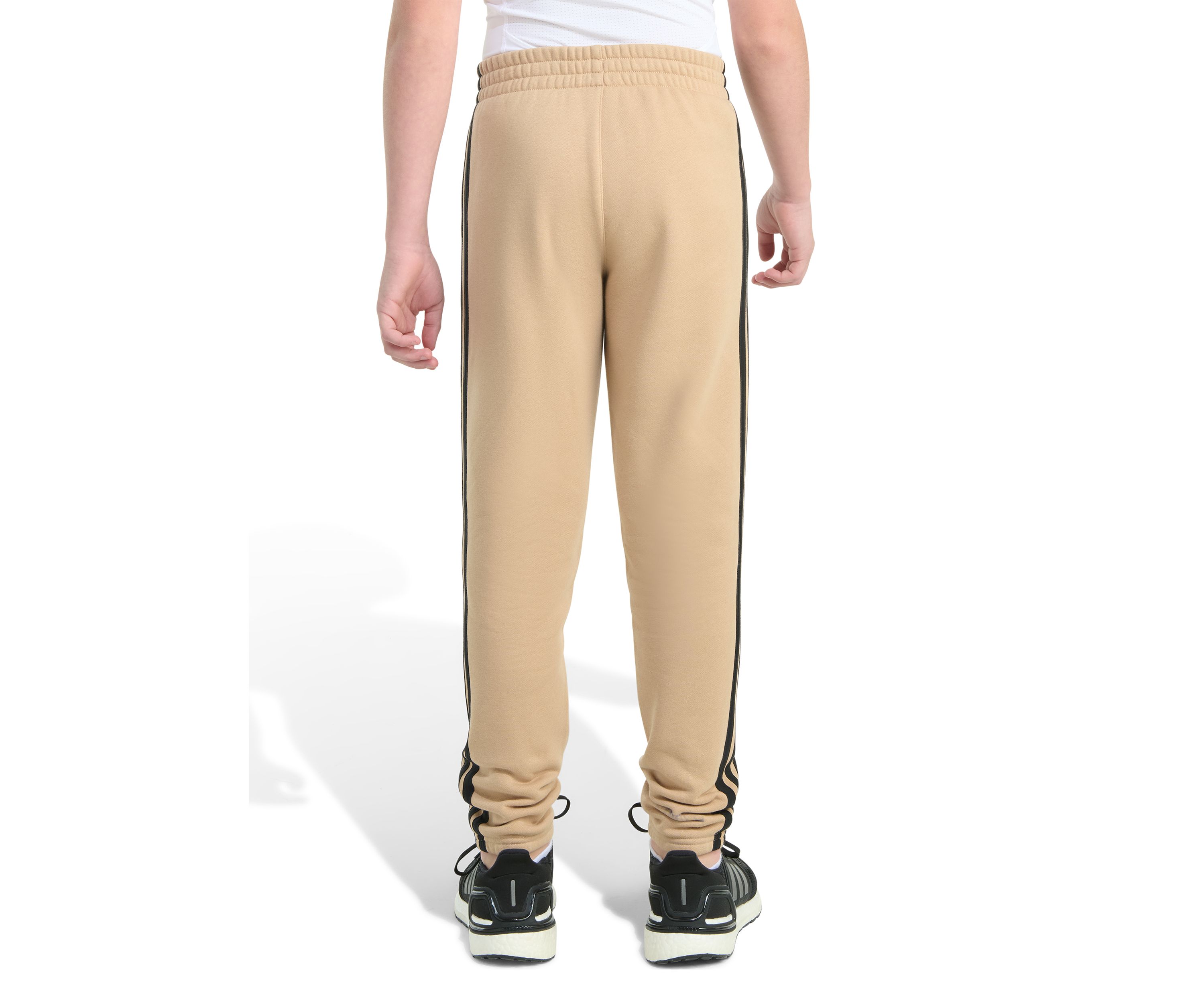 Boys 8-20 Elastic Waistband Essential 3 Stripe Fleece Jogger Pants