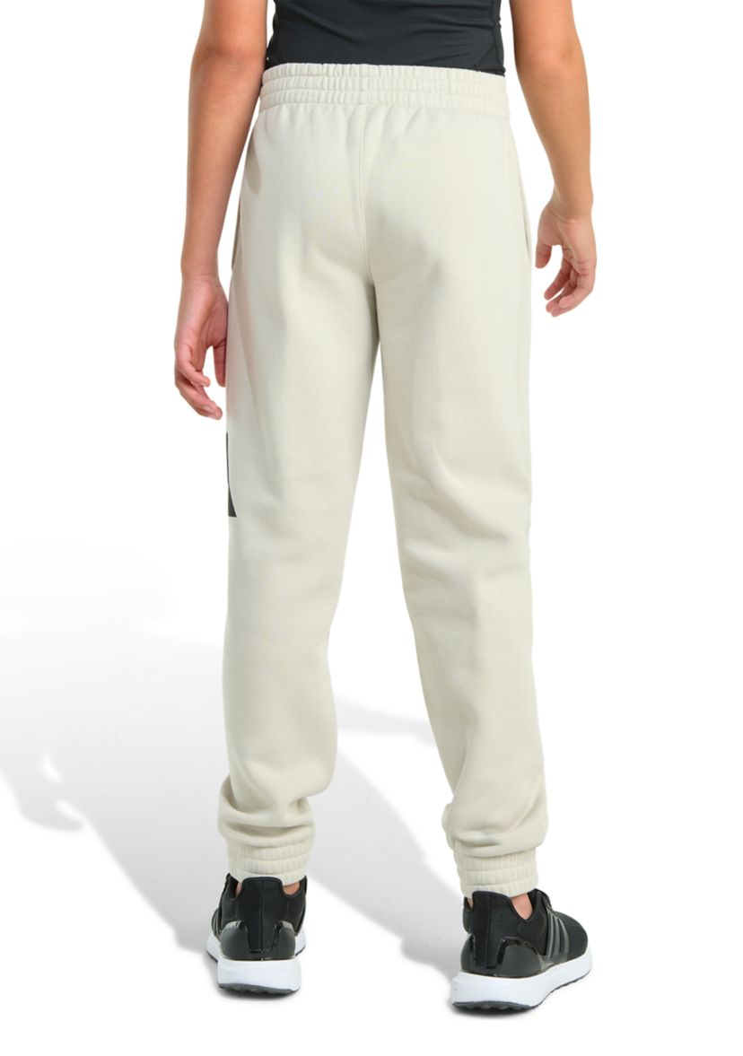 Boys 8-20 Elastic Waistband Essential Big Logo Fleece Jogger Pants