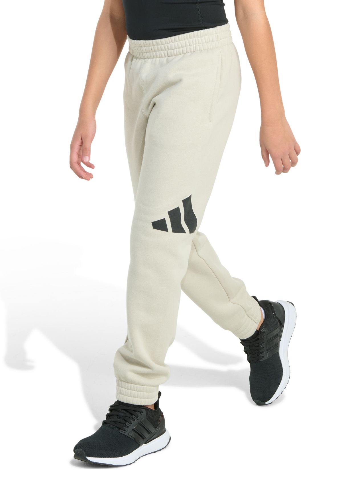 Boys 8-20 Elastic Waistband Essential Big Logo Fleece Jogger Pants