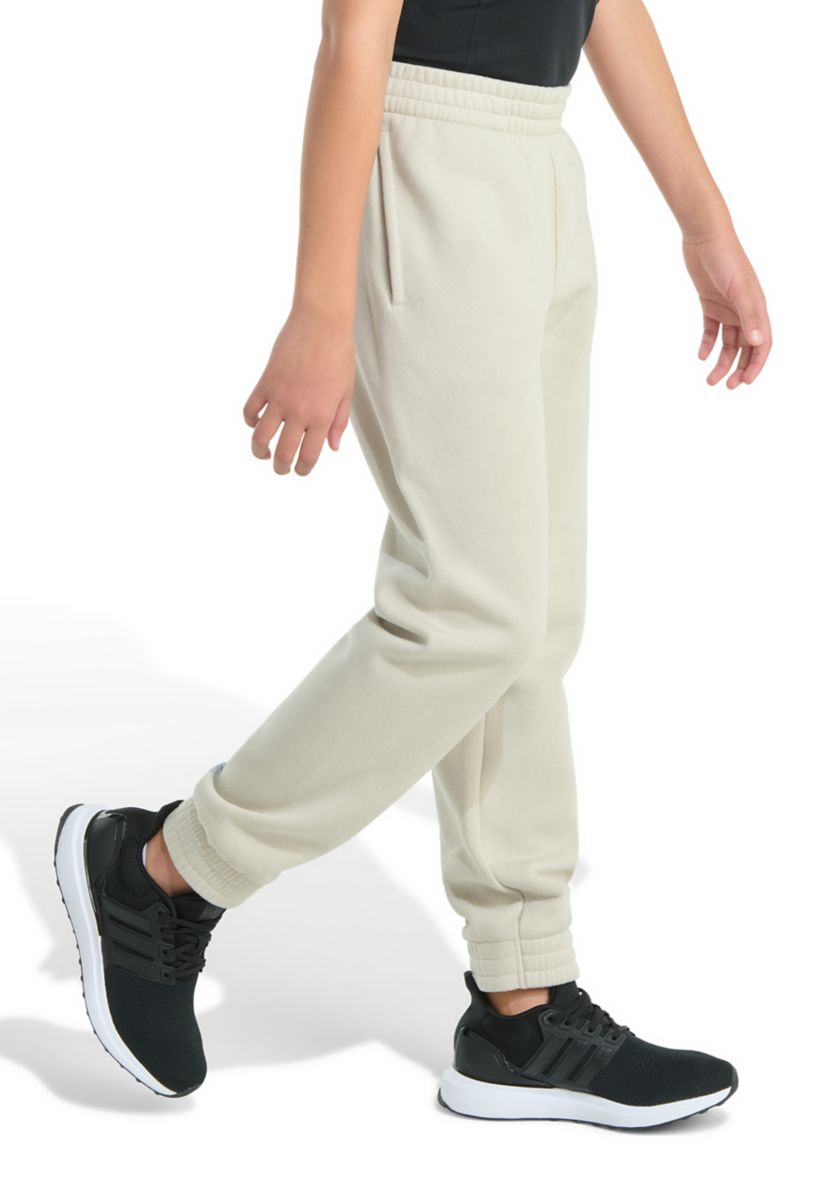 Boys 8-20 Elastic Waistband Essential Big Logo Fleece Jogger Pants