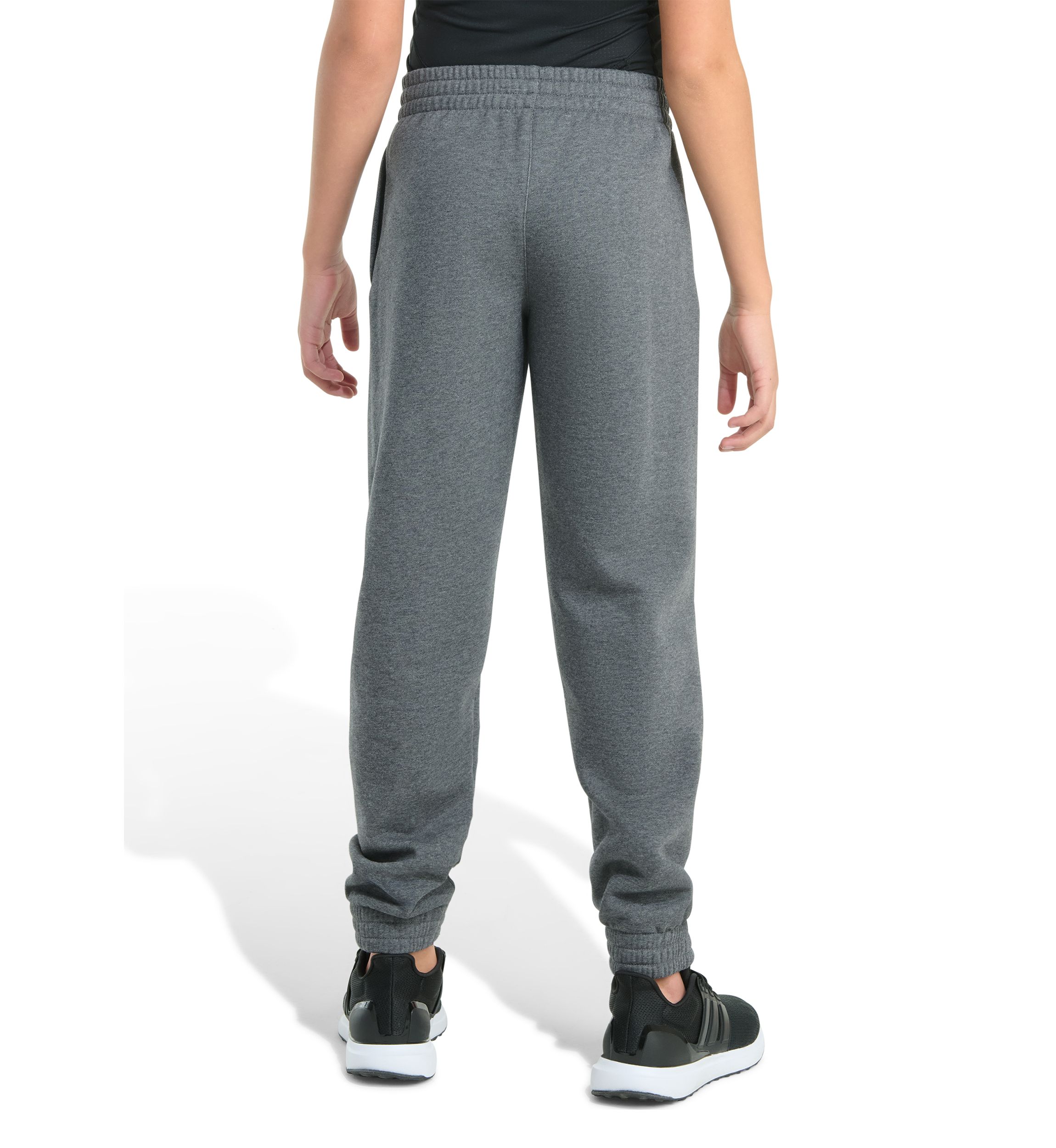 Boys 8-20 Elastic Waistband Essential Big Logo Fleece Heather Jogger Pants (Extended Size)