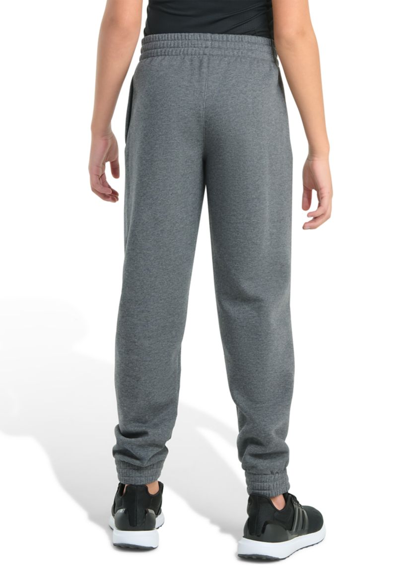 Boys 8-20 Elastic Waistband Essential Big Logo Fleece Heather Jogger Pants (Extended Size)
