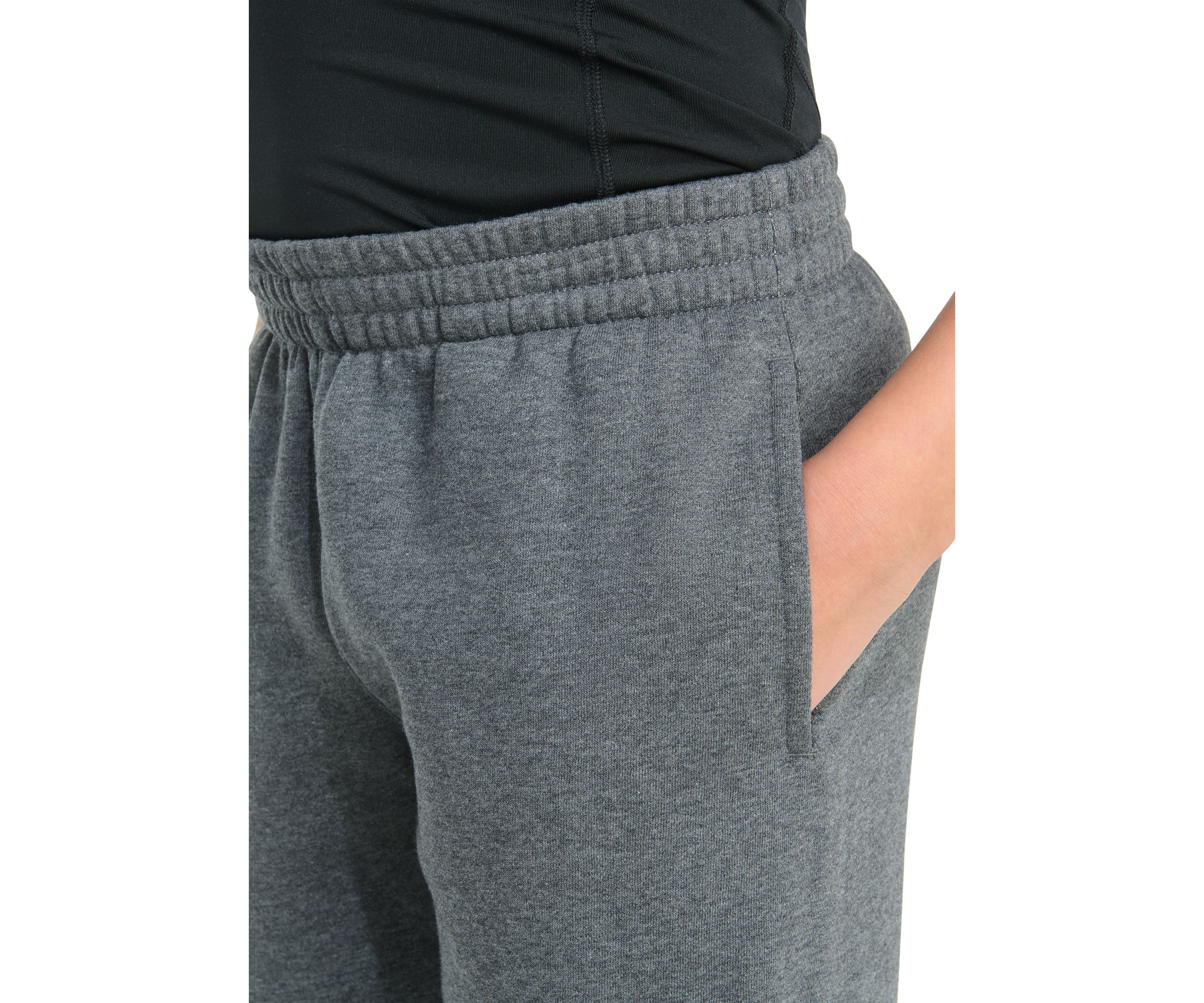 Boys 8-20 Elastic Waistband Essential Big Logo Fleece Heather Jogger Pants (Extended Size)