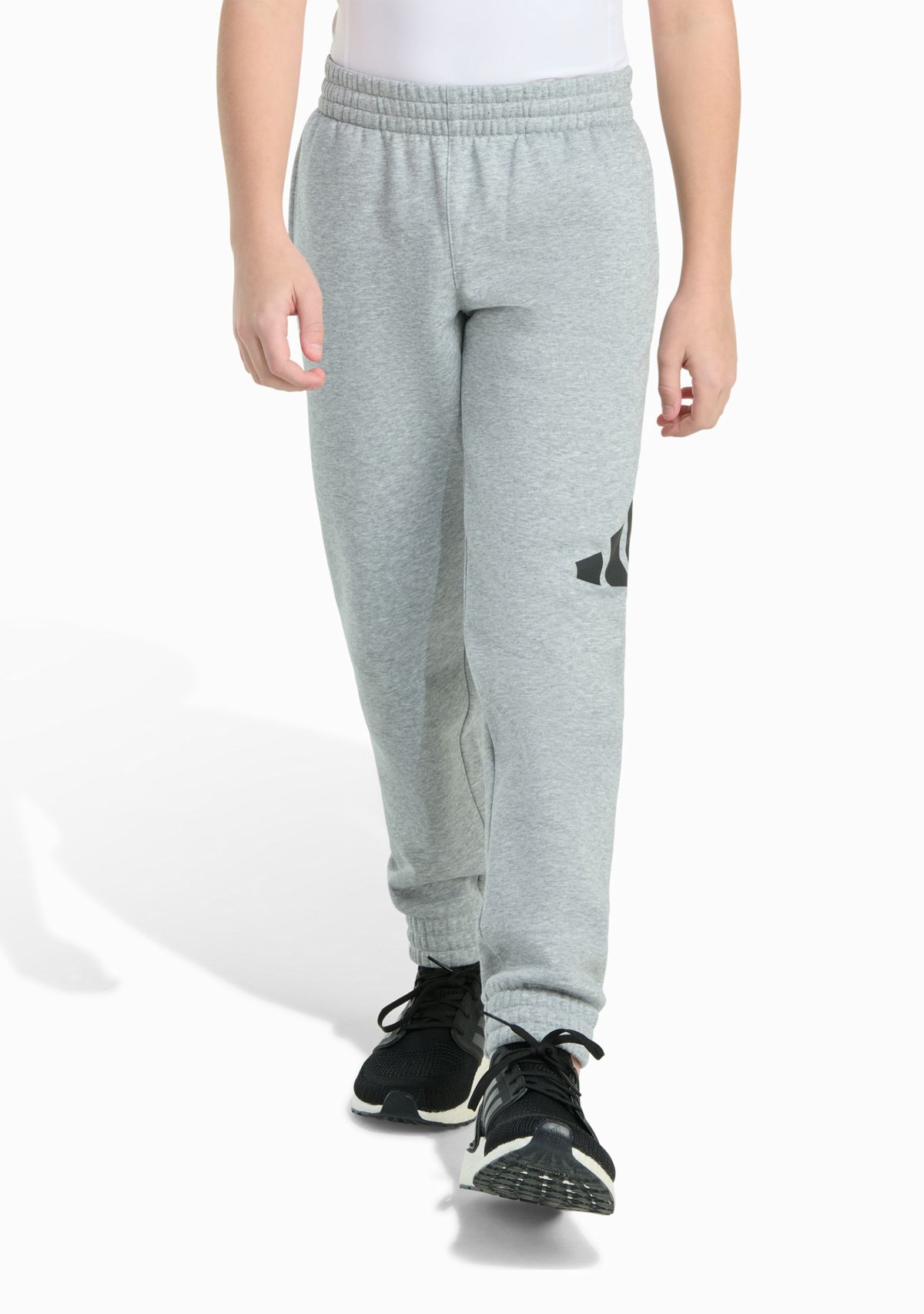 Boys 8-20 Elastic Waistband Essential Big Logo Fleece Heather Jogger Pants