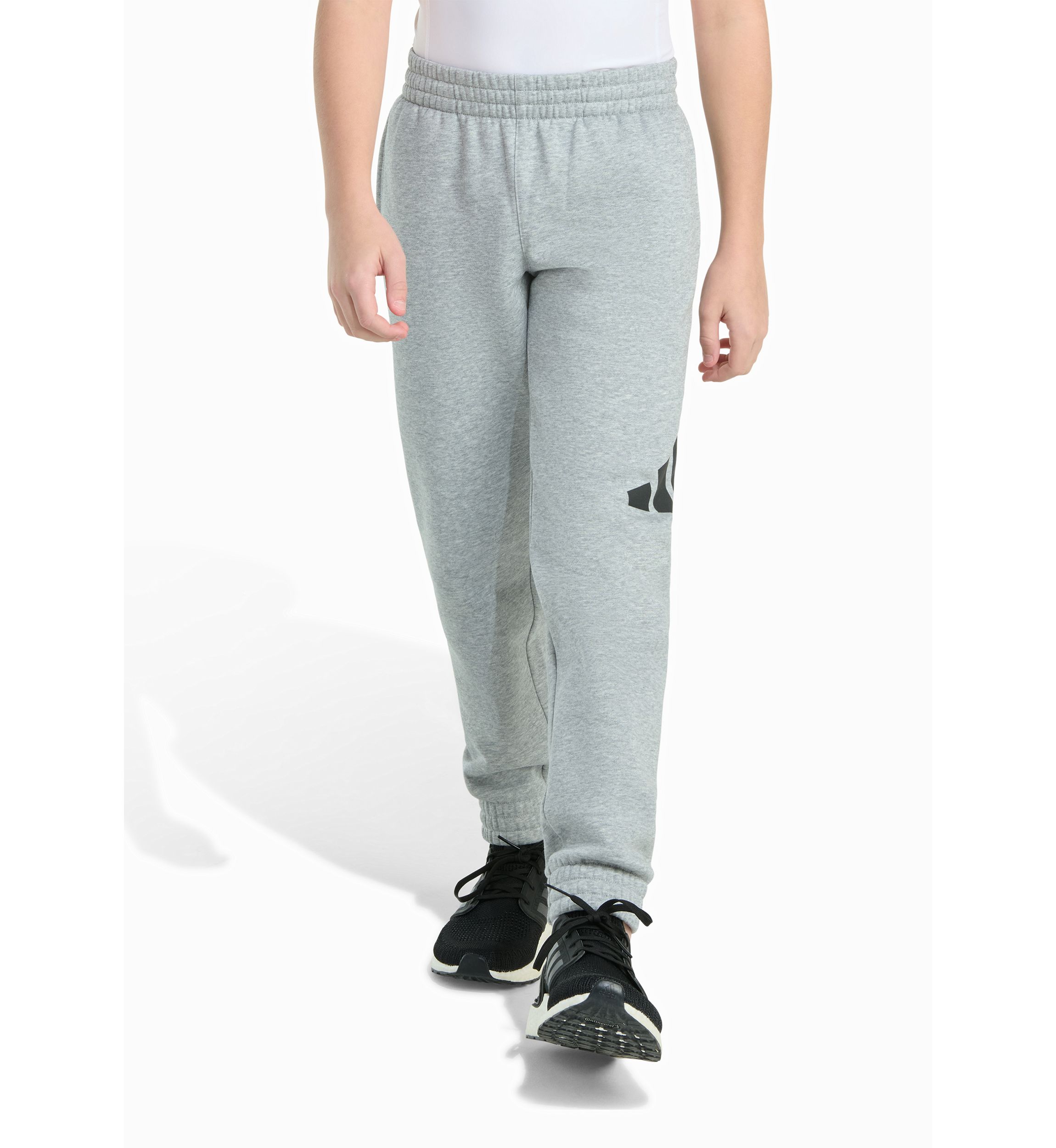 Boys 8-20 Elastic Waistband Essential Big Logo Fleece Heather Jogger Pants