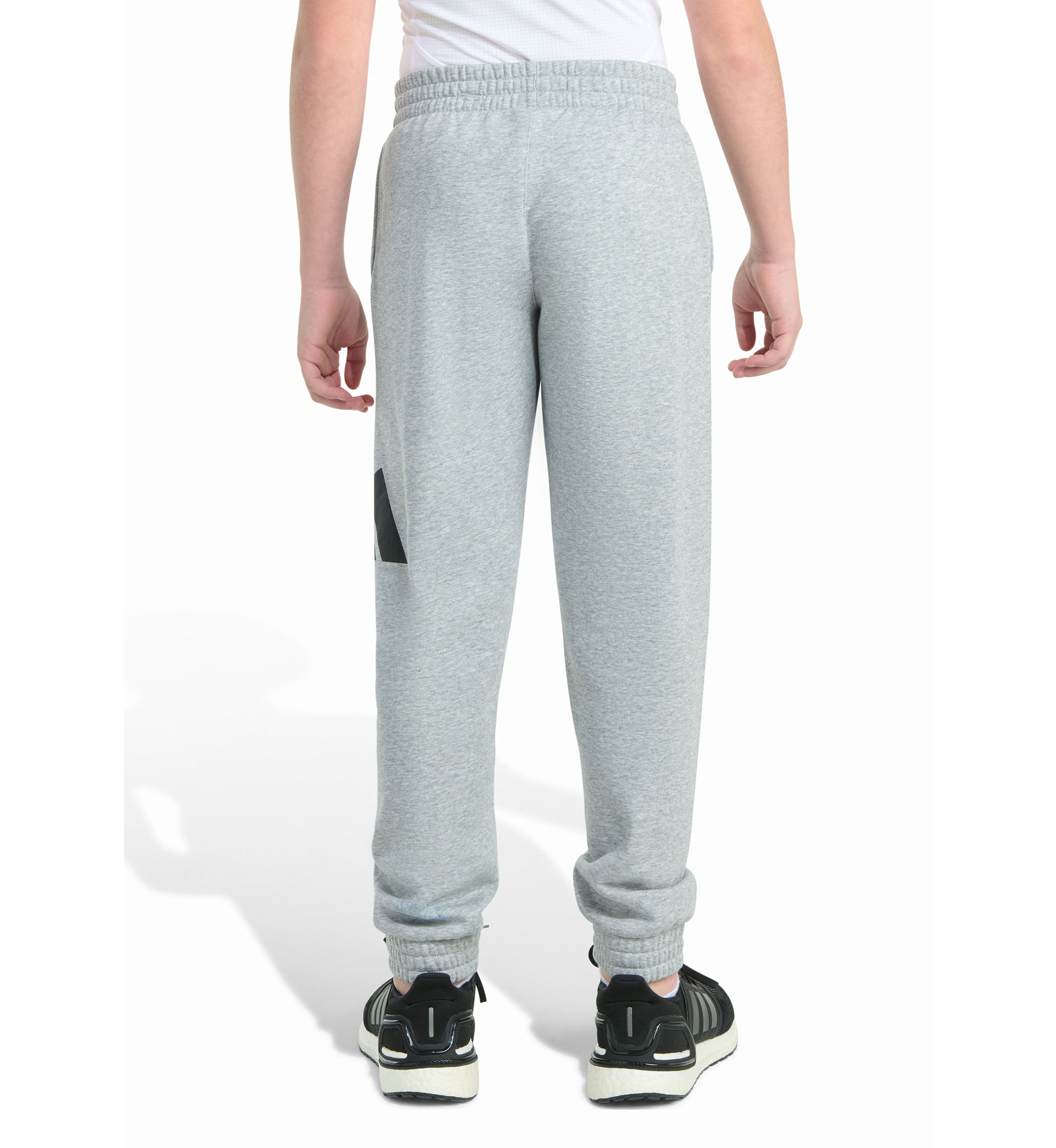 Boys 8-20 Elastic Waistband Essential Big Logo Fleece Heather Jogger Pants