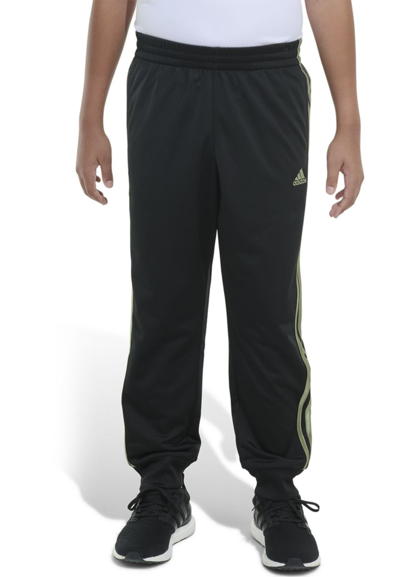 Boys 8-20 Elastic Waistband Classic 3 Stripe Tricot Jogger Pants - Extended Sizing