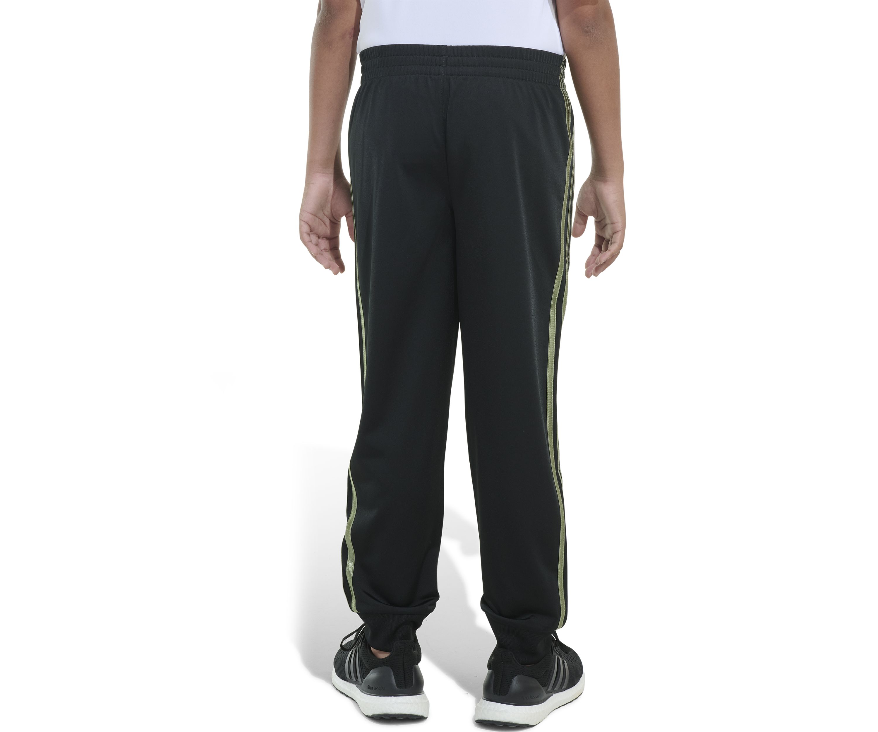 Boys 8-20 Elastic Waistband Classic 3 Stripe Tricot Jogger Pants - Extended Sizing