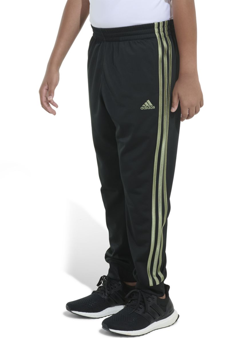 Boys 8-20 Elastic Waistband Classic 3 Stripe Tricot Jogger Pants - Extended Sizing