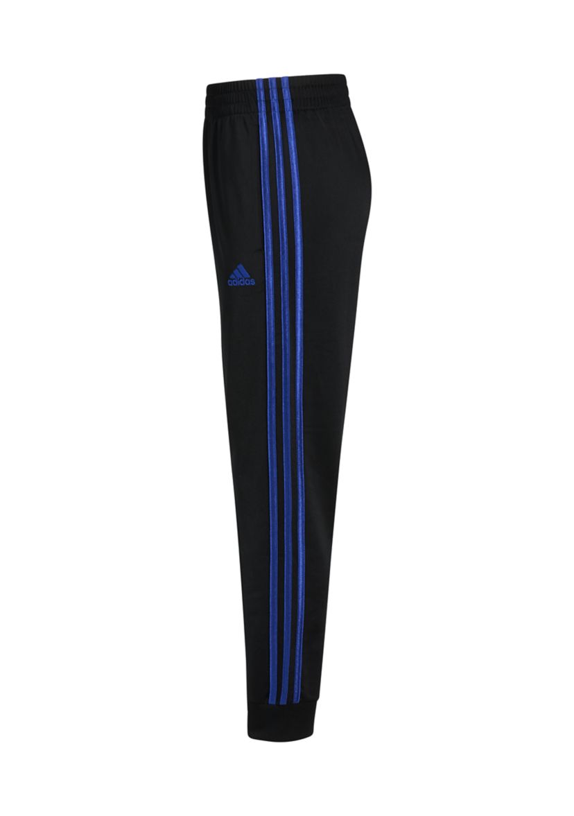Boys 8-20 Elastic Waistband Classic 3 Stripe Tricot Joggers