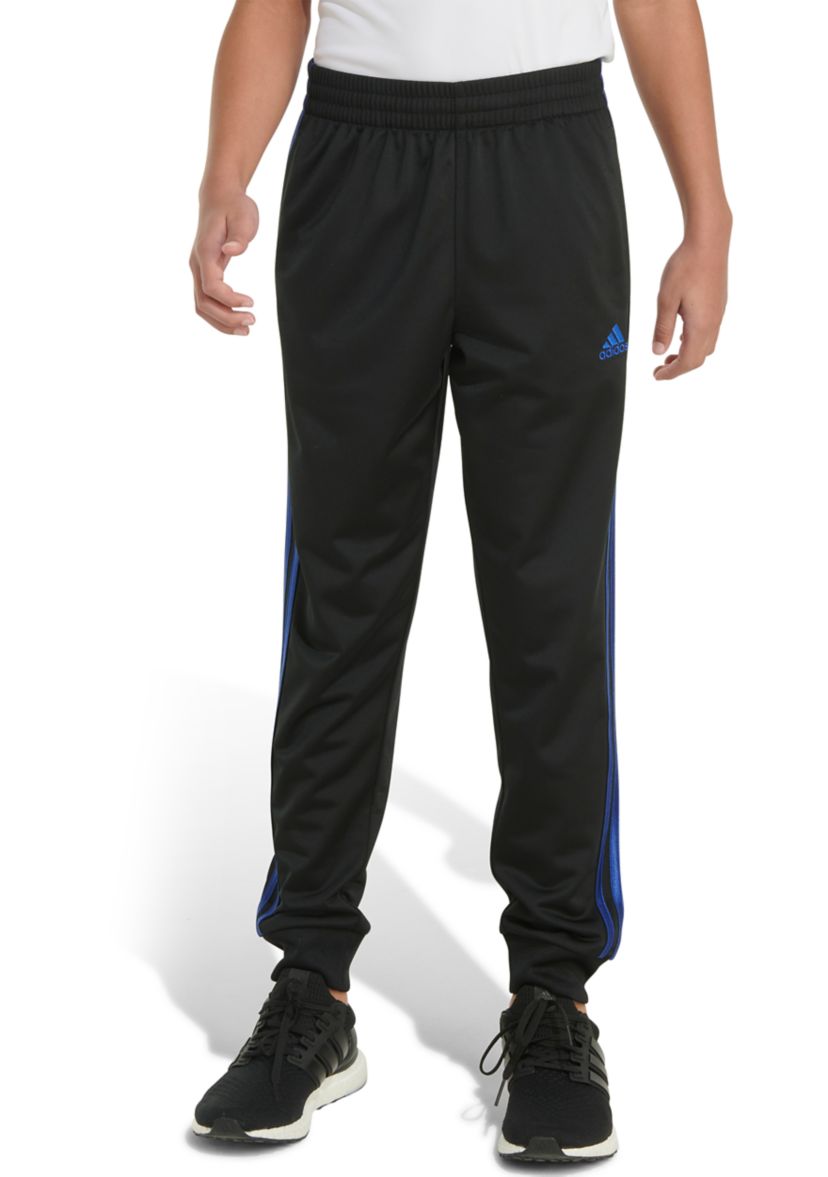 Boys 8-20 Elastic Waistband Classic 3 Stripe Tricot Joggers