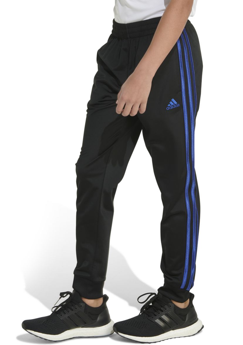 Boys 8-20 Elastic Waistband Classic 3 Stripe Tricot Joggers