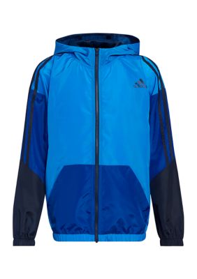 adidas Boys 8-20 Hooded Wind Jacket | belk