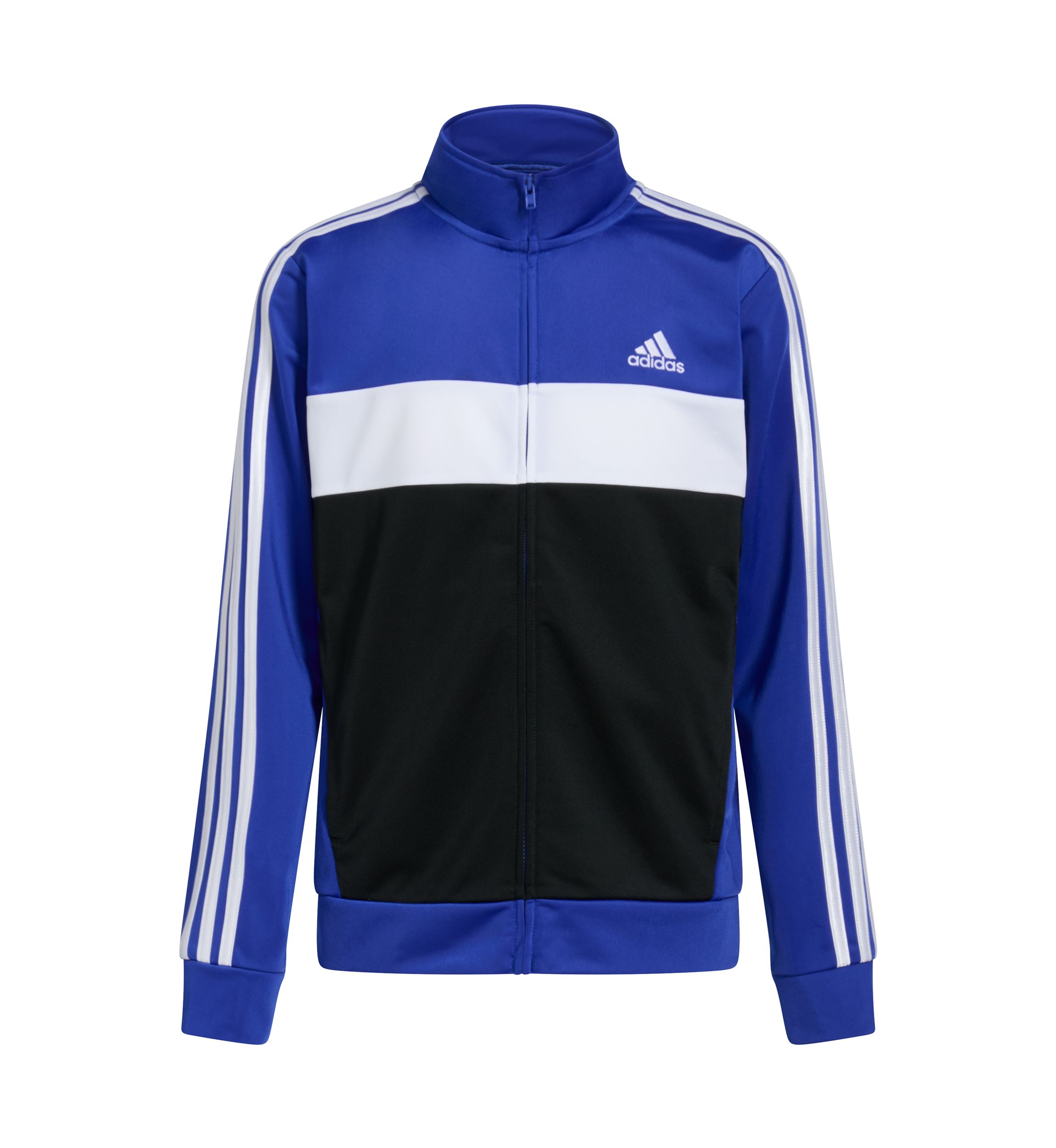 Boys 8-20 Long Sleeve Color Blocked Tricot Jacket