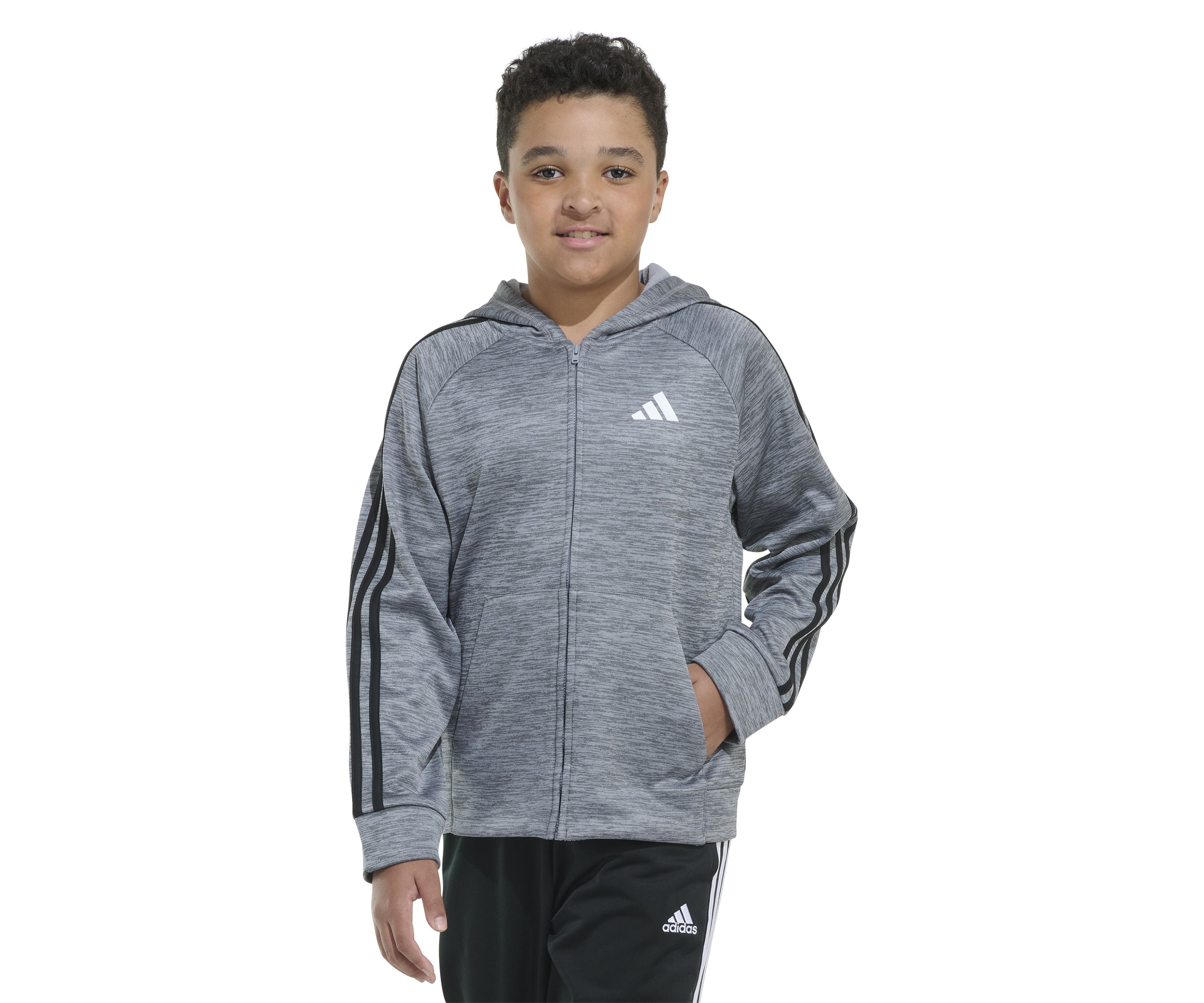 Boys 8-20 Long Sleeve Full Zip Game & Go Jacket (Extended Size)