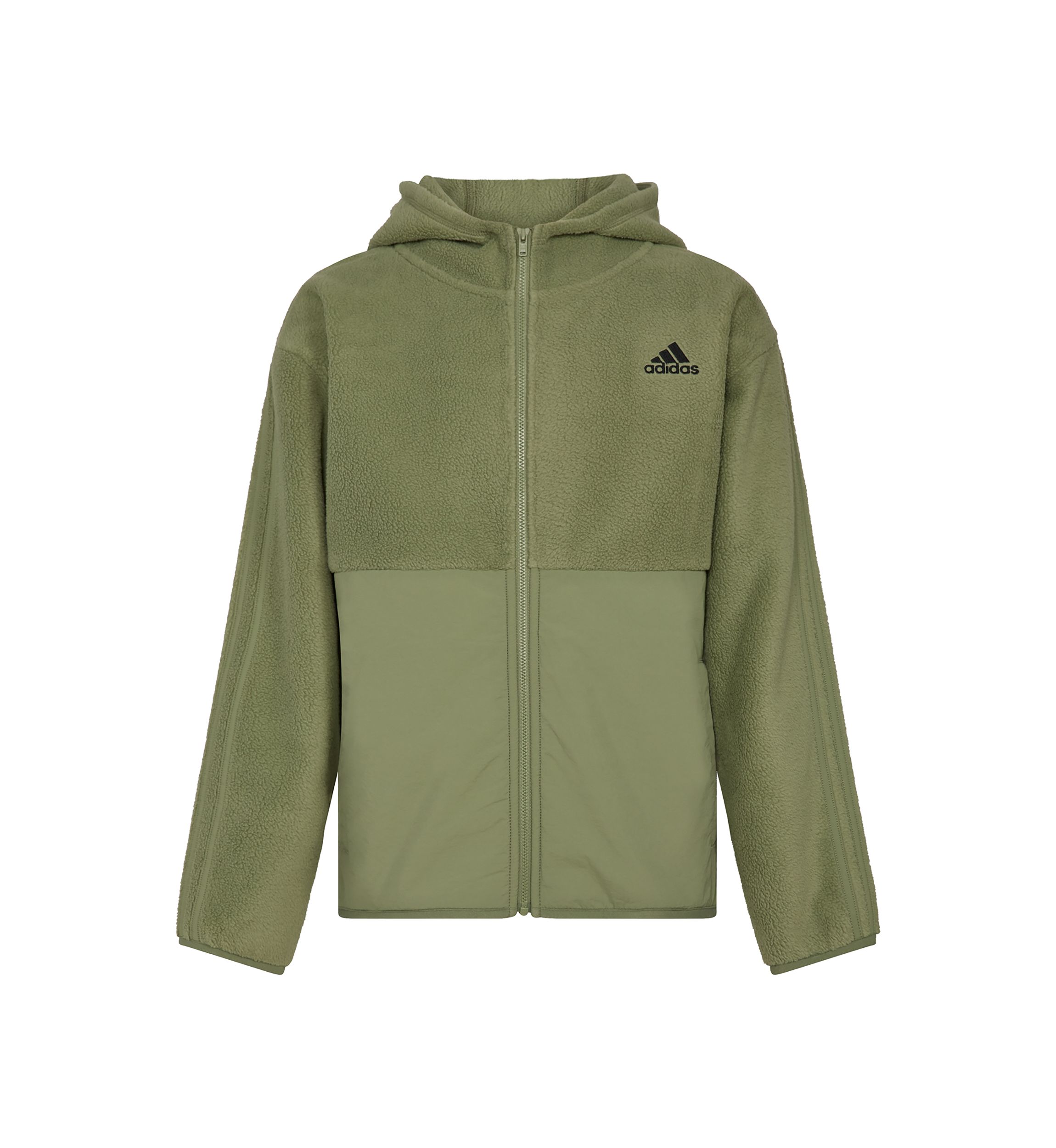 Boys 8-20 Long Sleeve Full Zip Cozy Mix Jacket