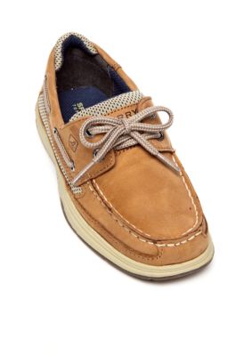 Sperry Boys Lanyard Tan Boat Shoes