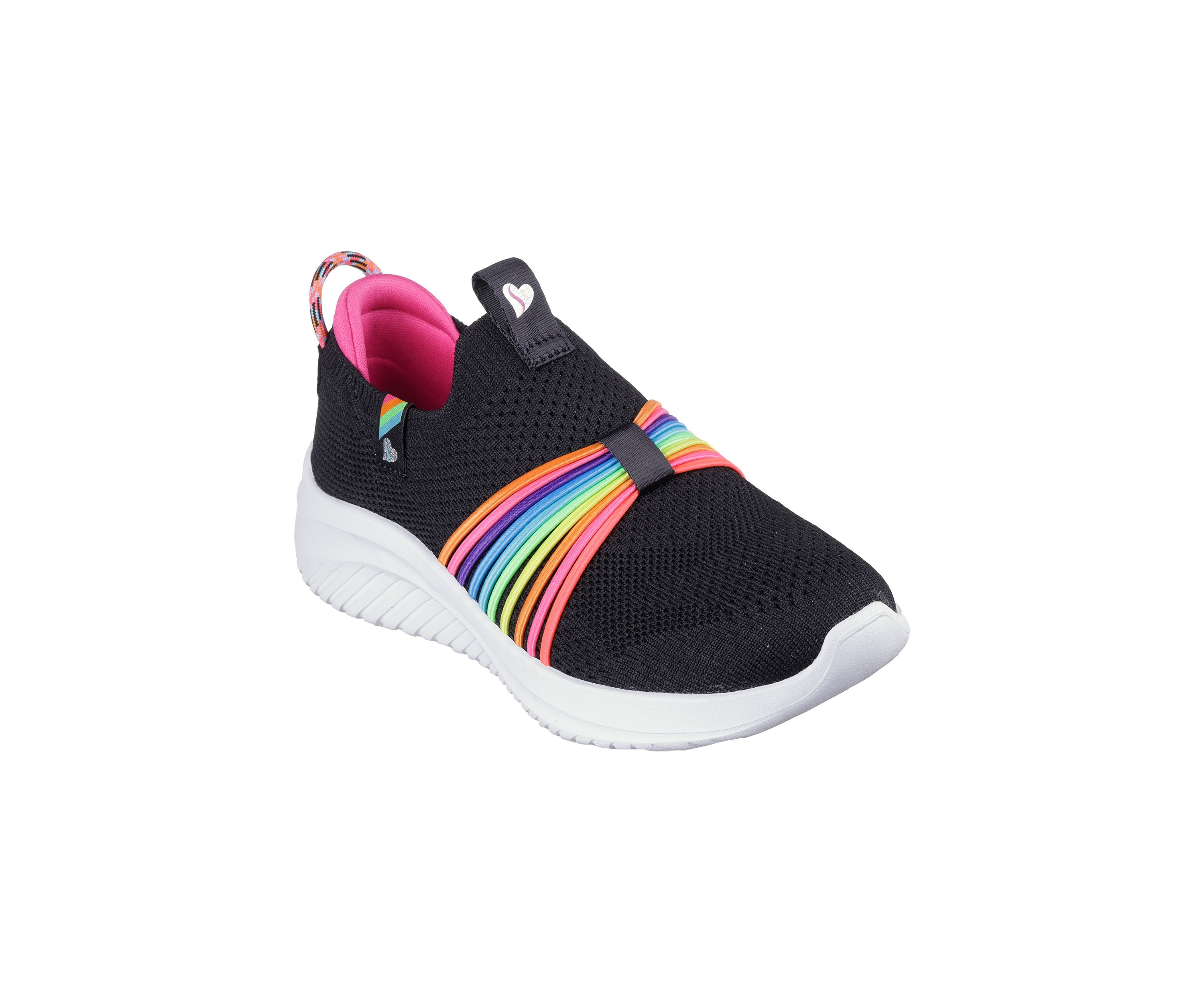 Big Kid Girls Ultra Flex 3.0 Sneakers - Rainbow Speed
