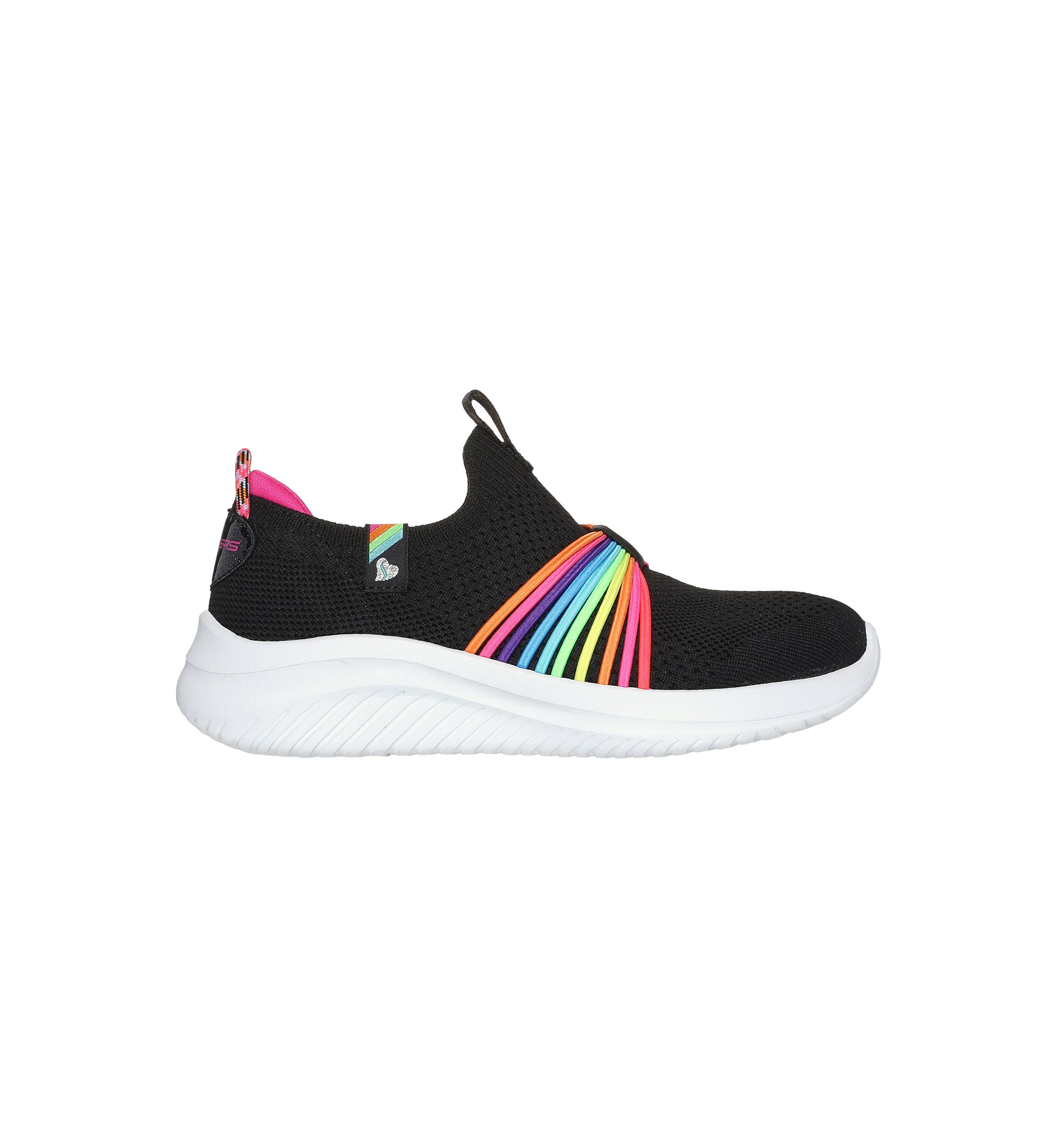 Big Kid Girls Ultra Flex 3.0 Sneakers - Rainbow Speed