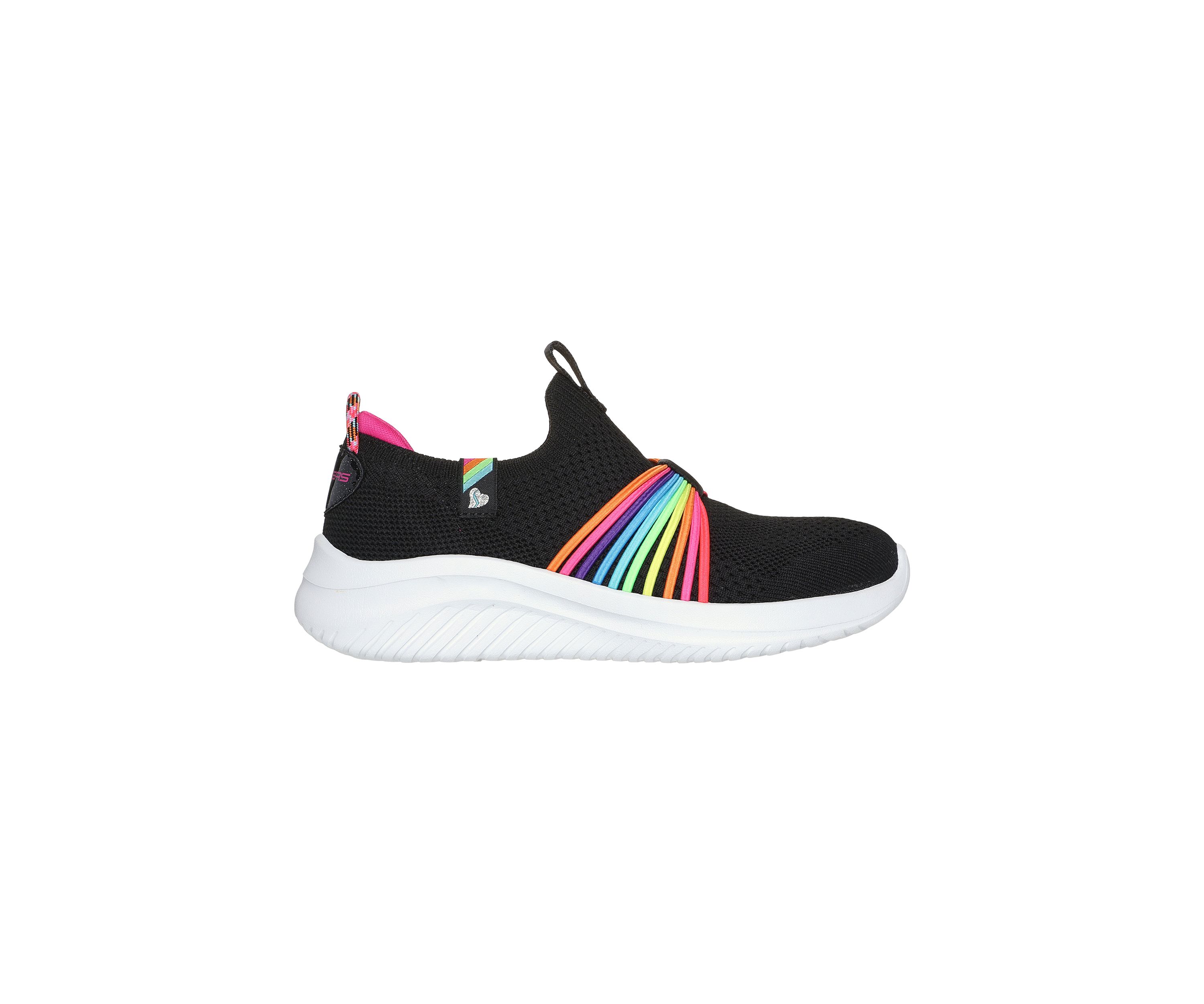 Big Kid Girls Ultra Flex 3.0 Sneakers - Rainbow Speed
