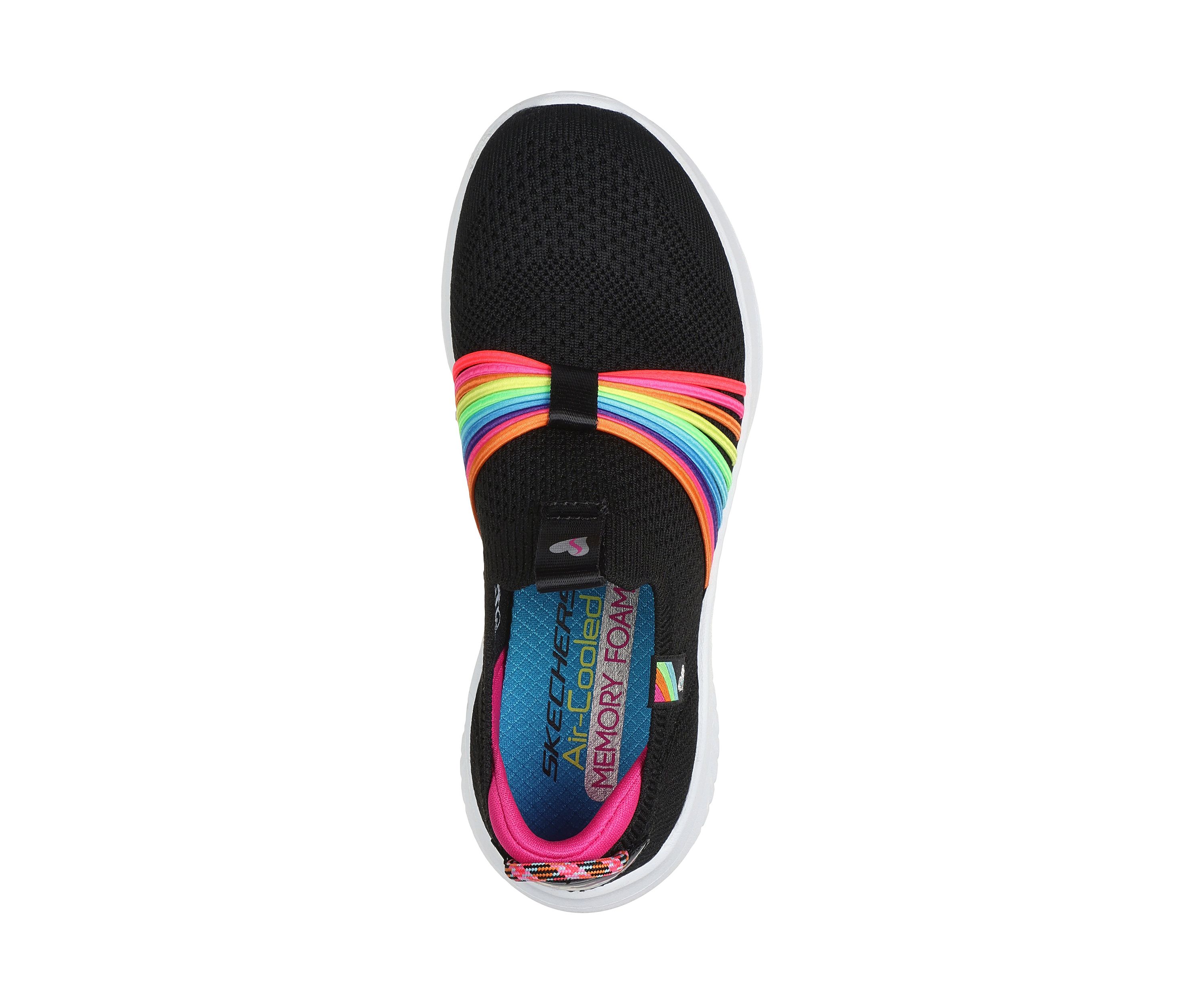 Big Kid Girls Ultra Flex 3.0 Sneakers - Rainbow Speed