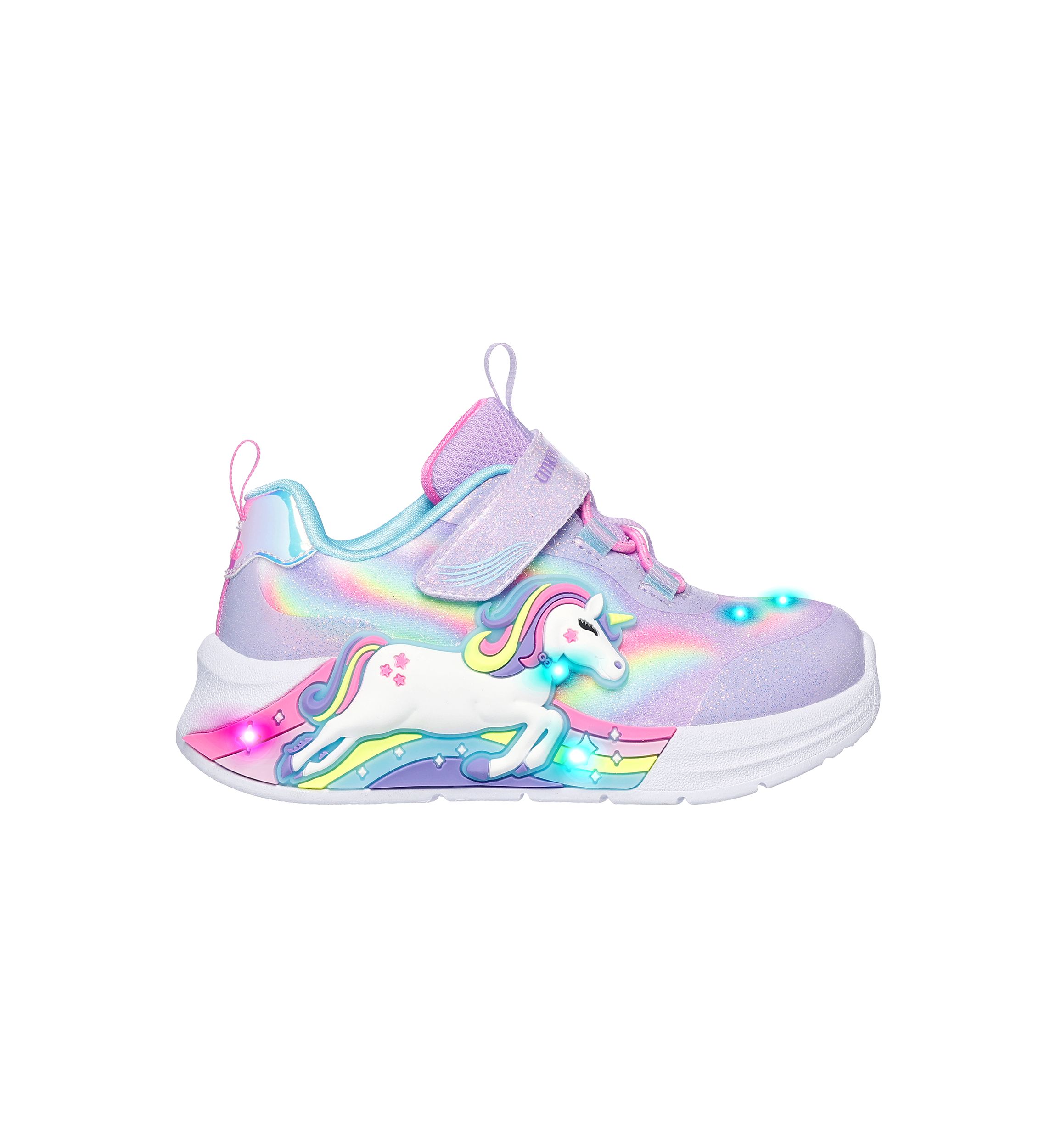 Toddler Girls S-Lights: Unicorn Chaser Sneakers