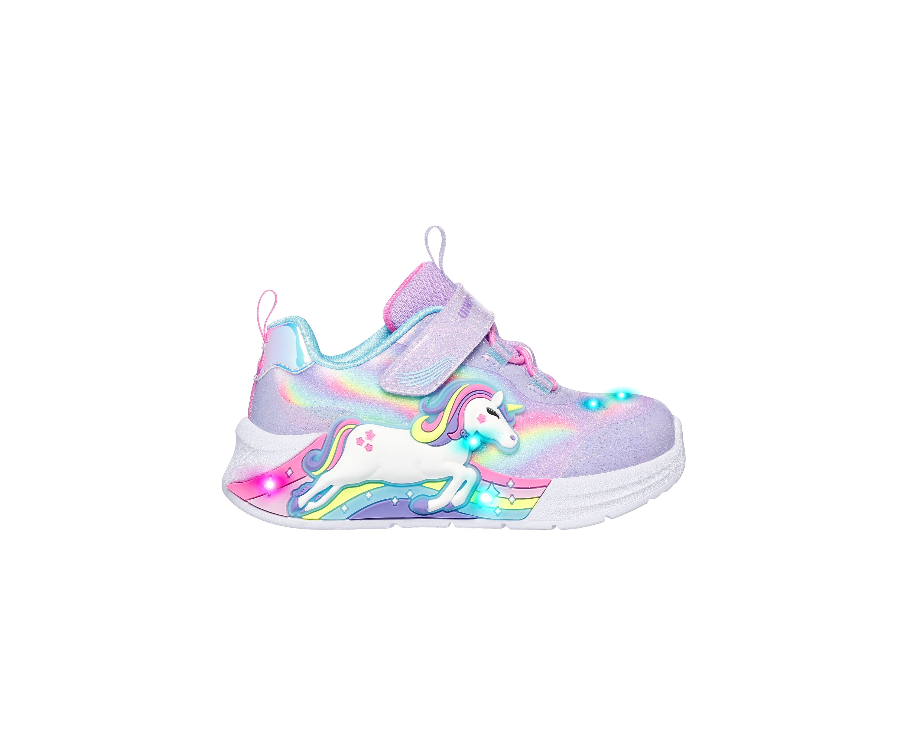 Toddler Girls S-Lights: Unicorn Chaser Sneakers