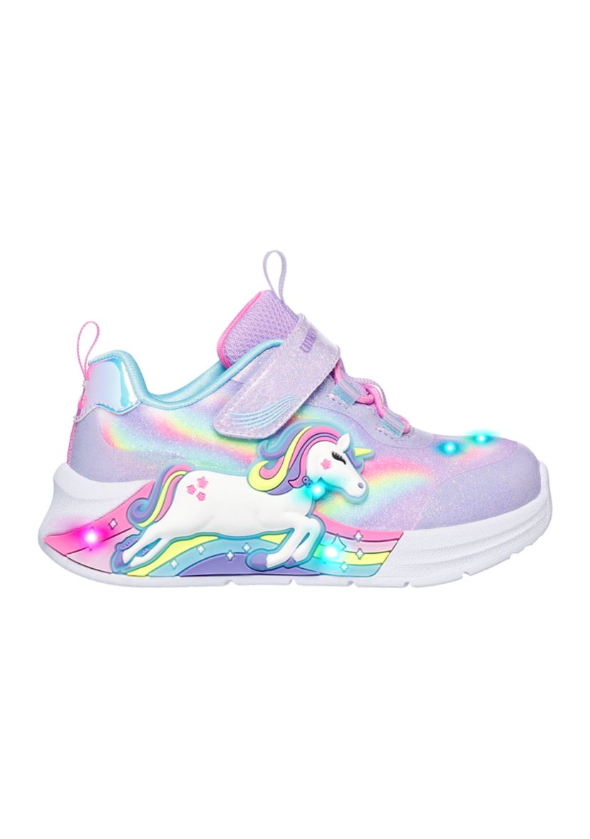 Toddler Girls S-Lights: Unicorn Chaser Sneakers