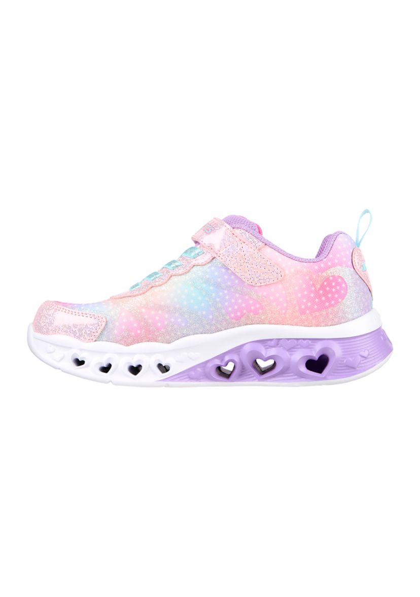 Youth Girls Flutter Heart Lights - Simply Love Sneakers 