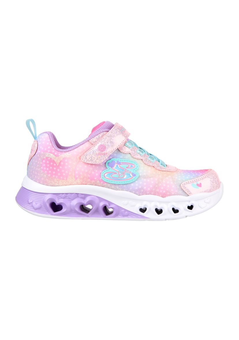 Youth Girls Flutter Heart Lights - Simply Love Sneakers 