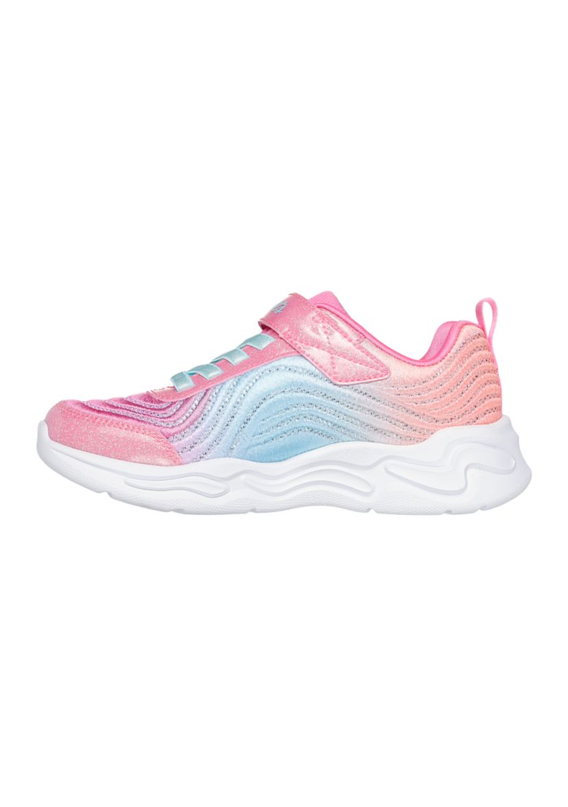Youth Girls S-Lights® Ombré Express Sneakers: Wavy Beams