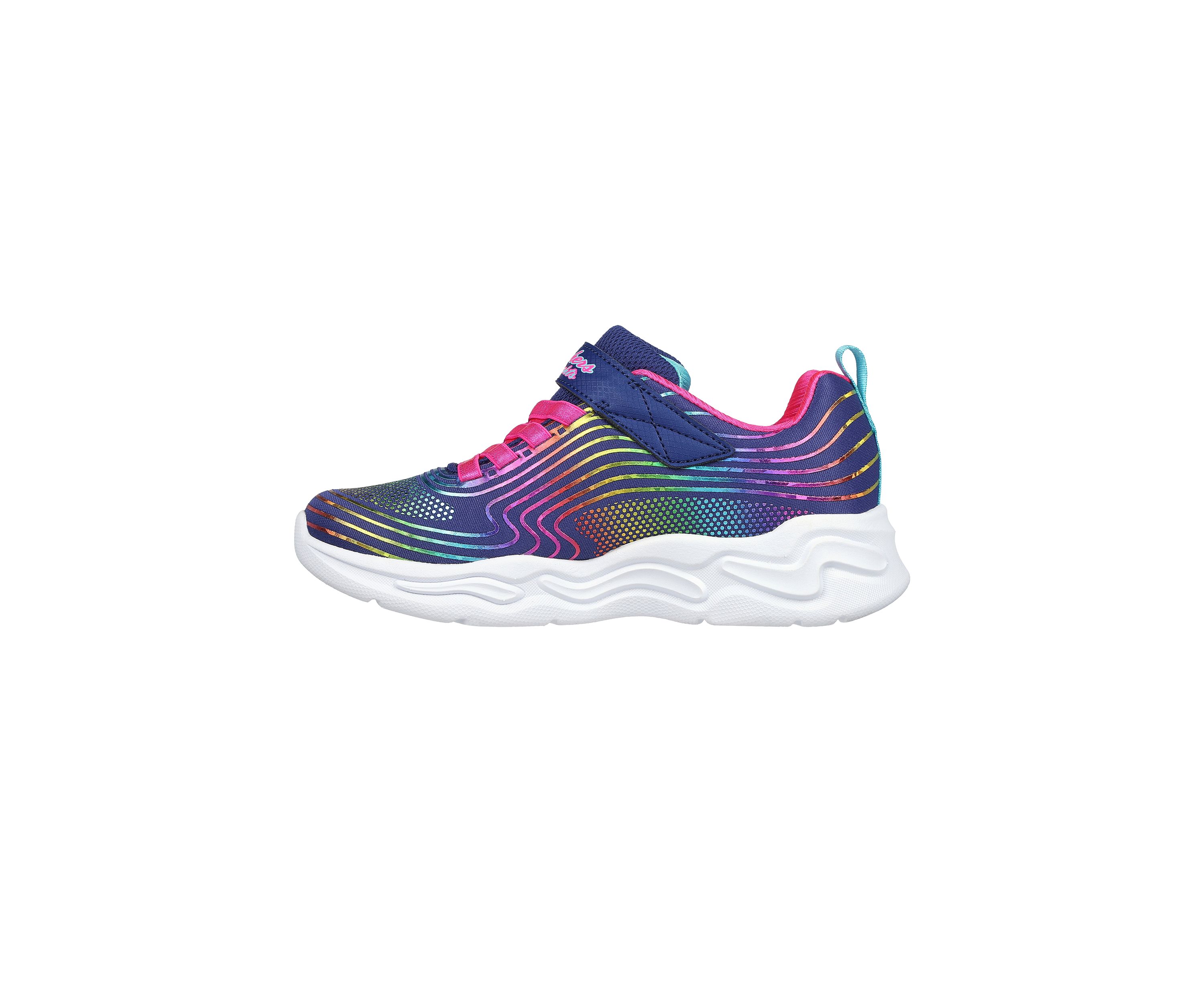 Youth Girls S Lights: Sneakers - Wavy Beams