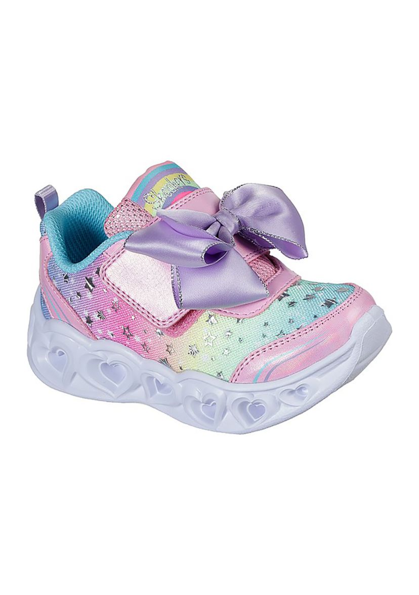 Baby/Toddler Girls Heart Lights - All About Bows Sneakers