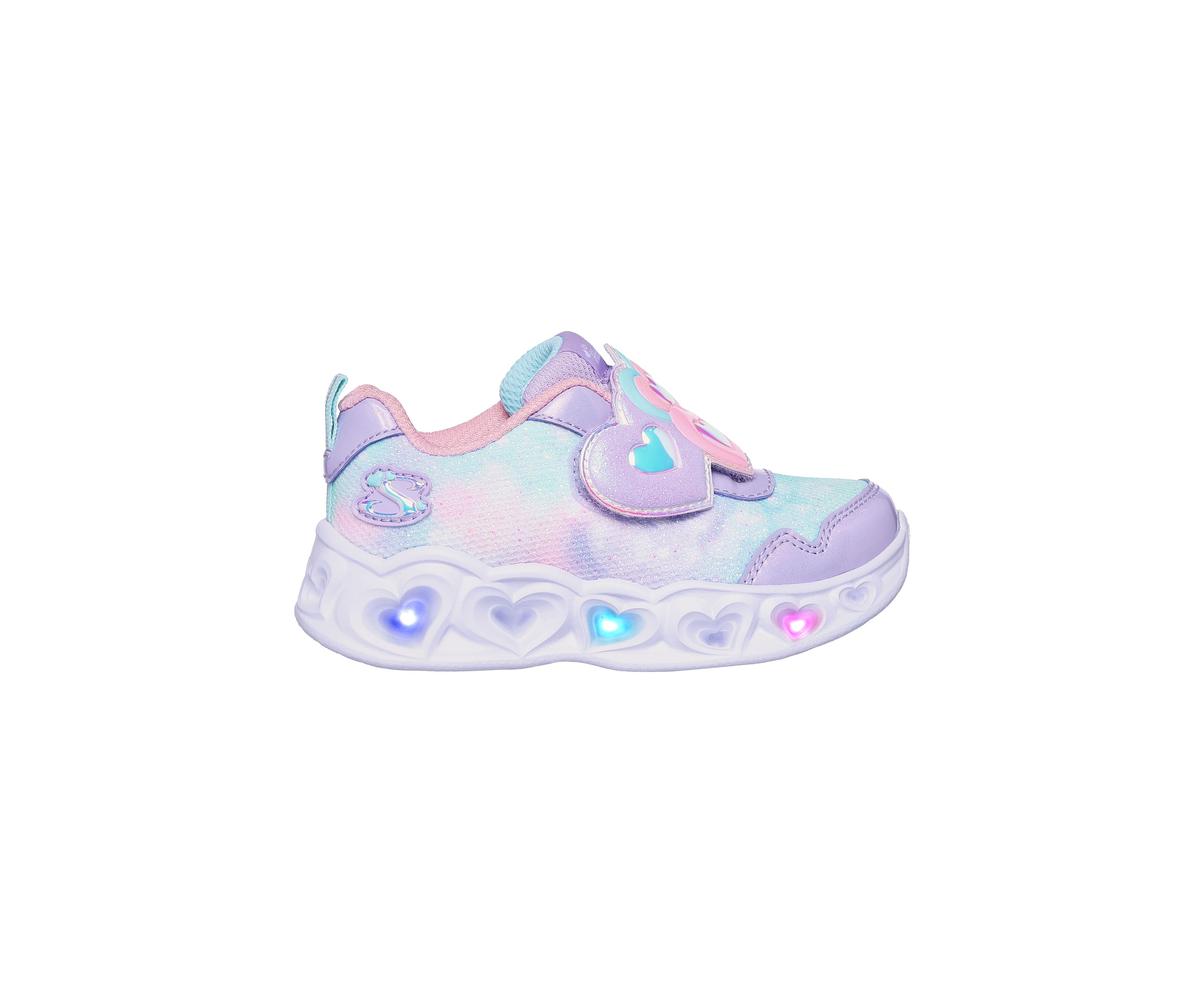 Toddler Girls Heart Lights® Sneakers - Lovin Reflection