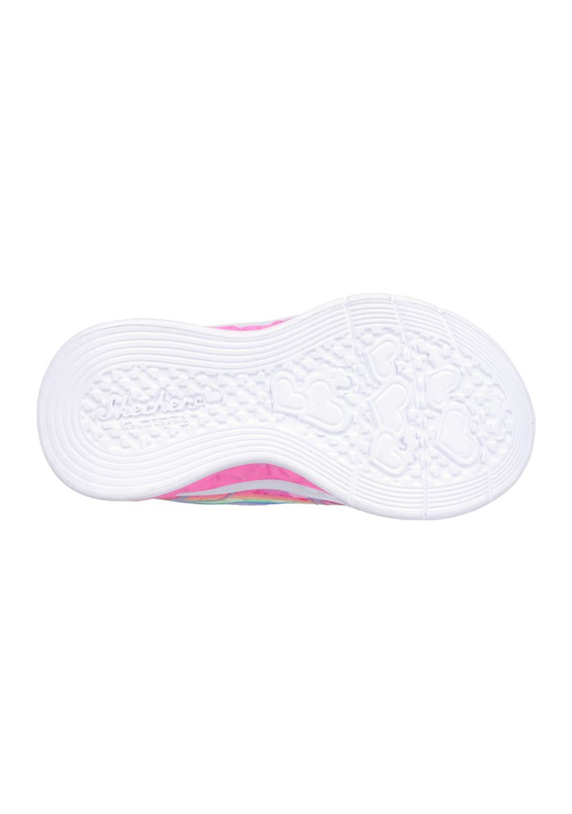 Toddler Girls Flutter Hearts Light - Groovy Swirl