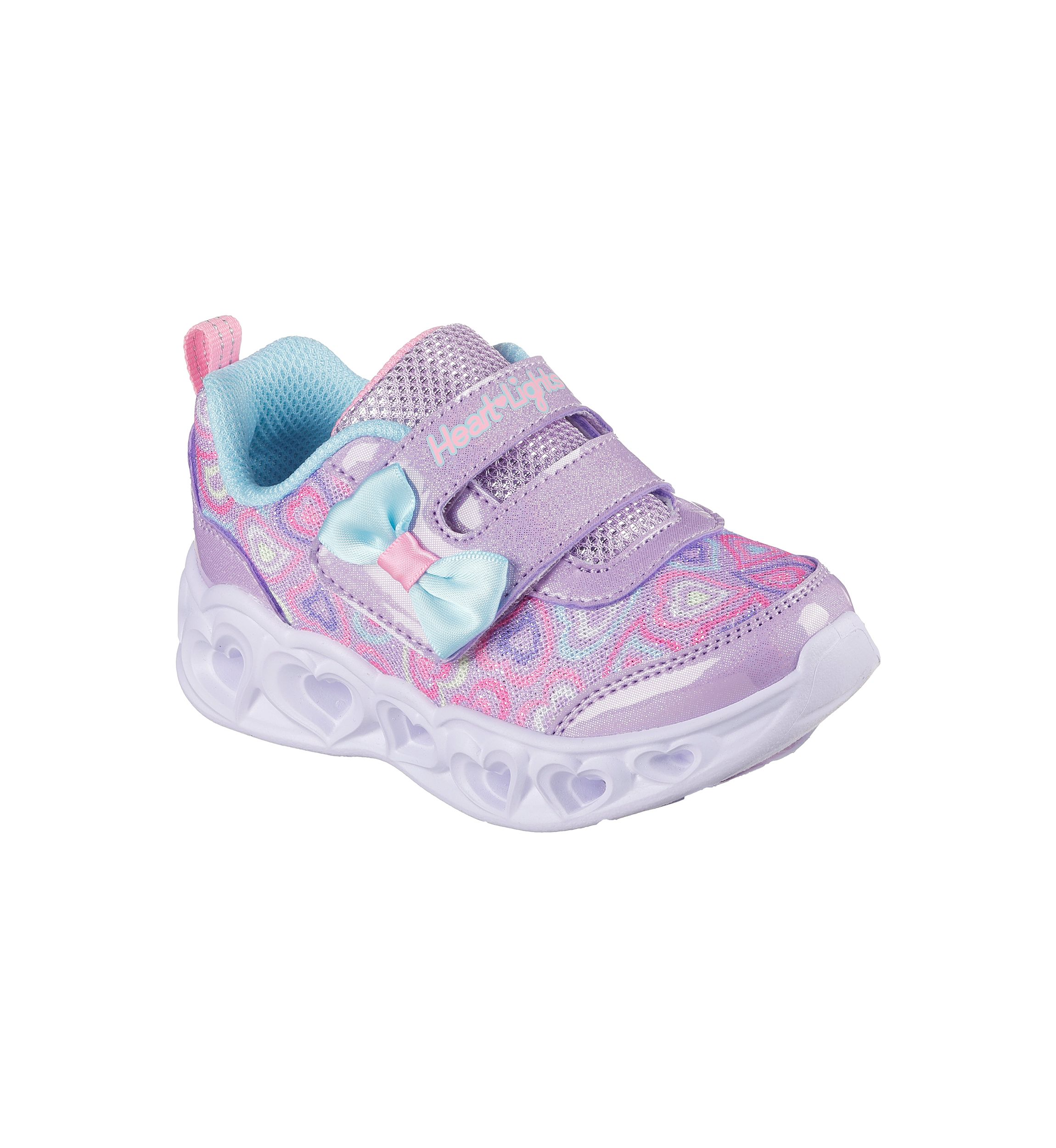 Little Kid Girls Heart Lights Sneakers - Boogie Land