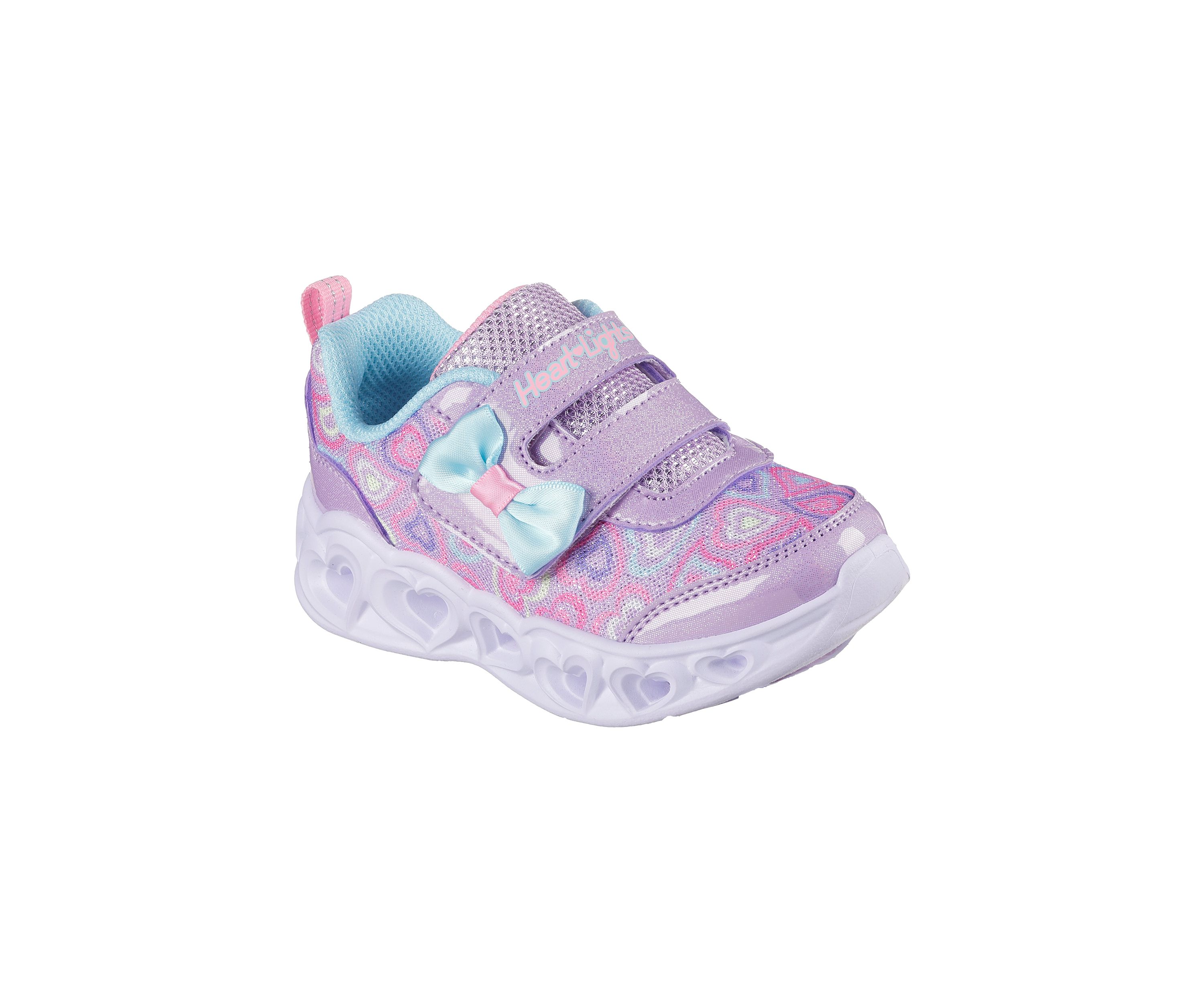 Little Kid Girls Heart Lights Sneakers - Boogie Land
