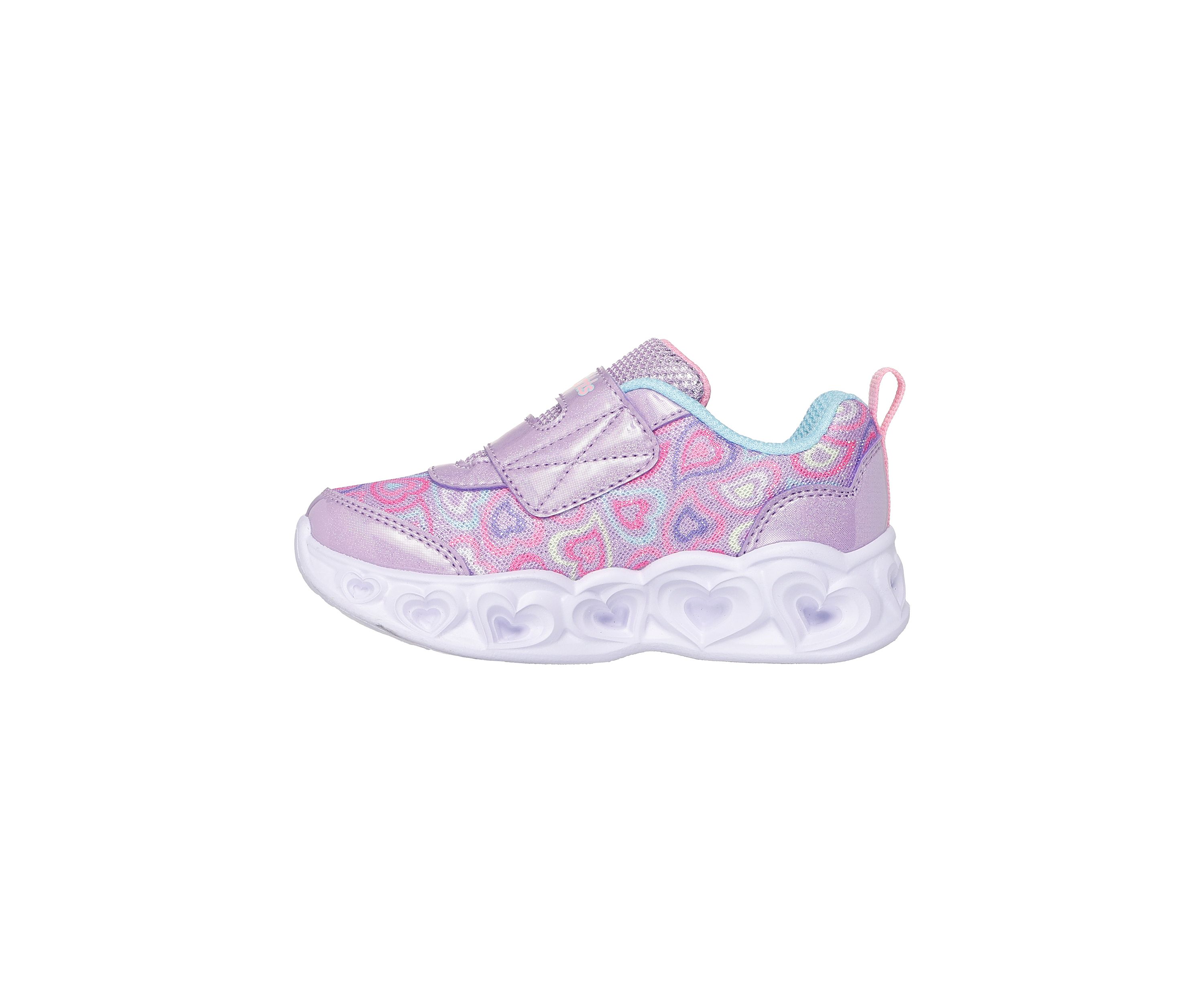 Little Kid Girls Heart Lights Sneakers - Boogie Land