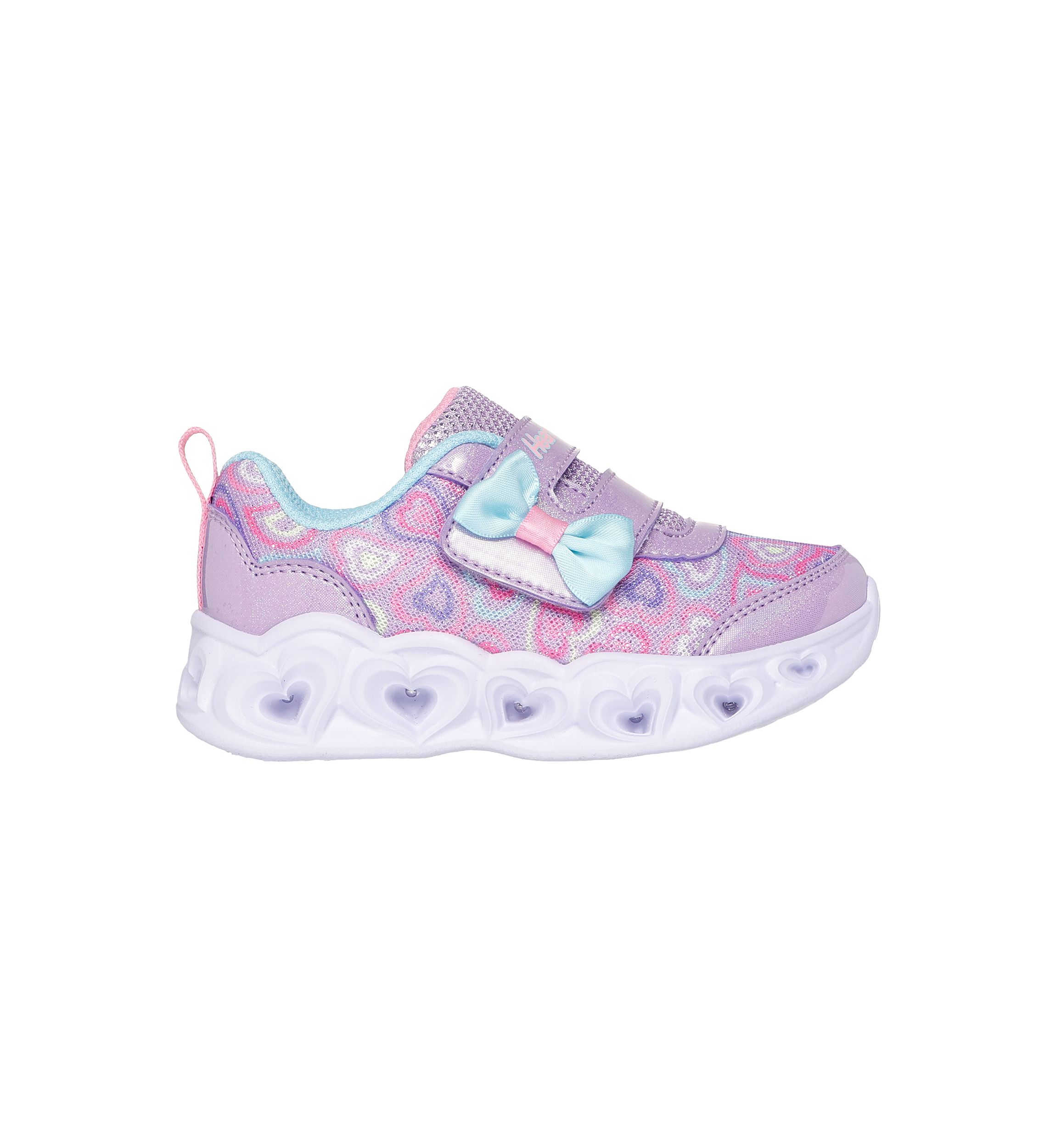 Little Kid Girls Heart Lights Sneakers - Boogie Land