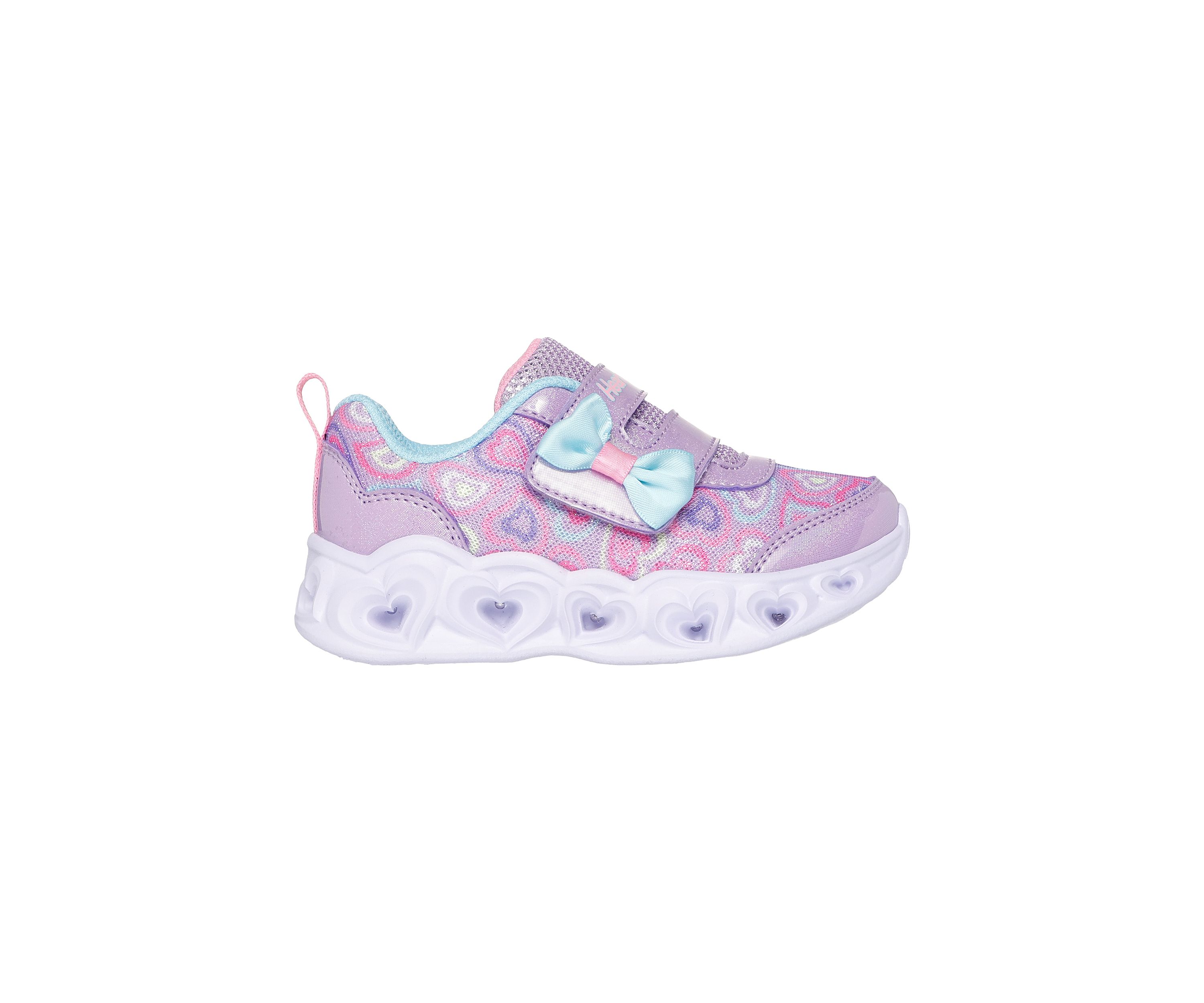 Little Kid Girls Heart Lights Sneakers - Boogie Land