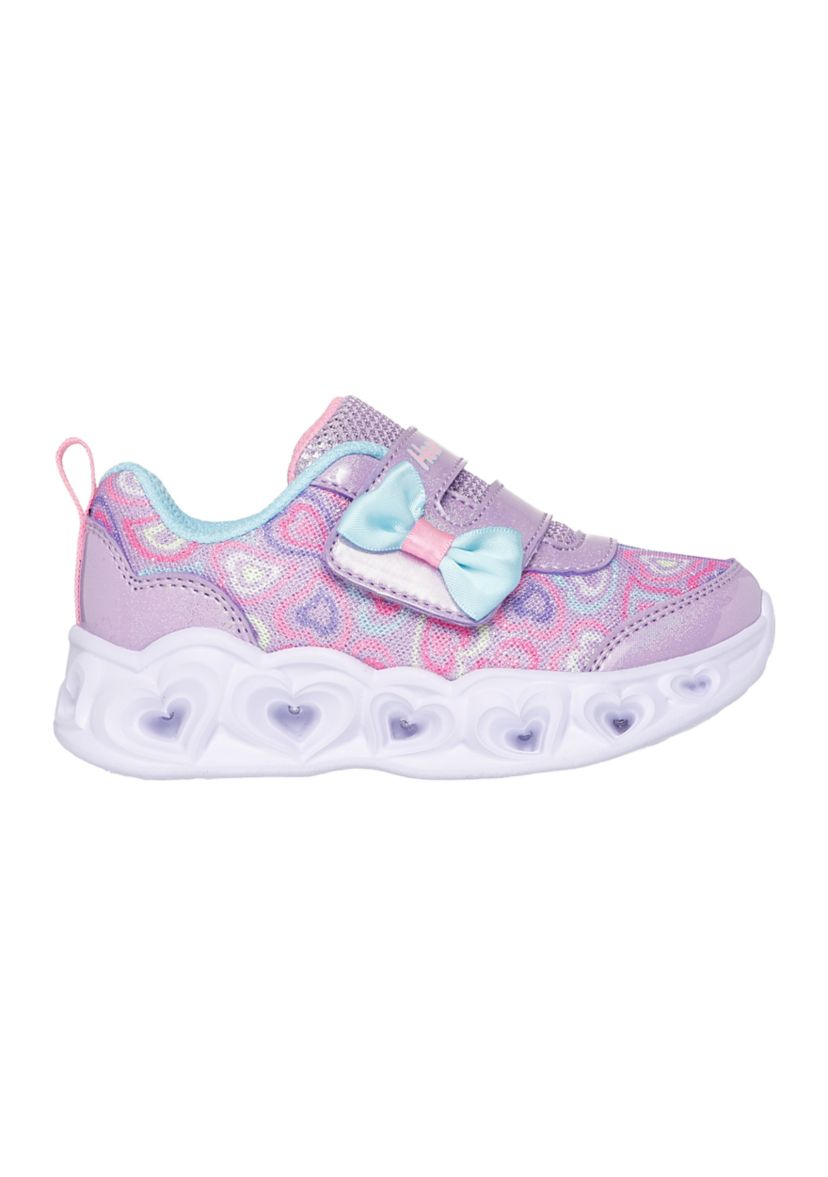 Little Kid Girls Heart Lights Sneakers - Boogie Land