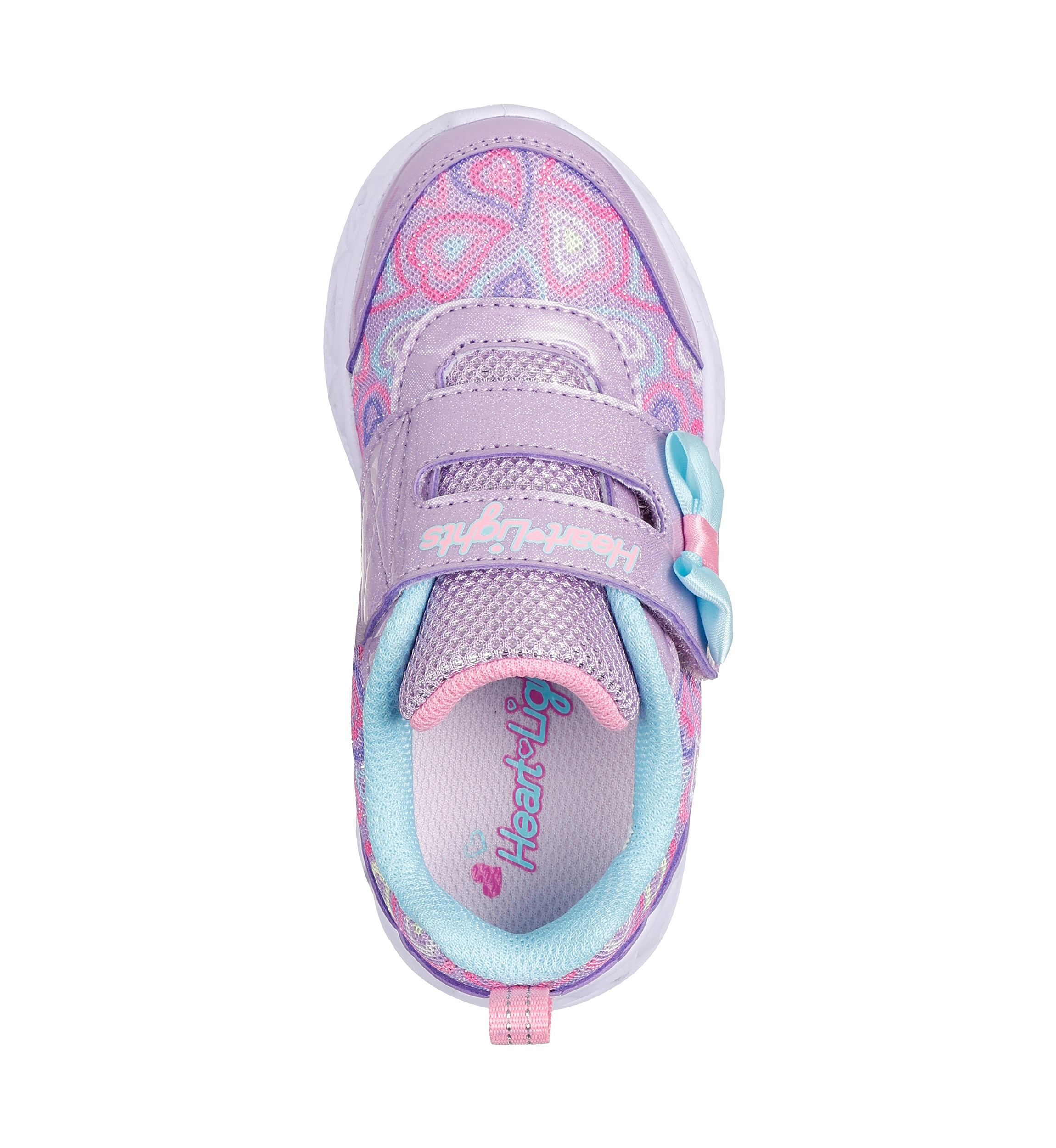 Little Kid Girls Heart Lights Sneakers - Boogie Land