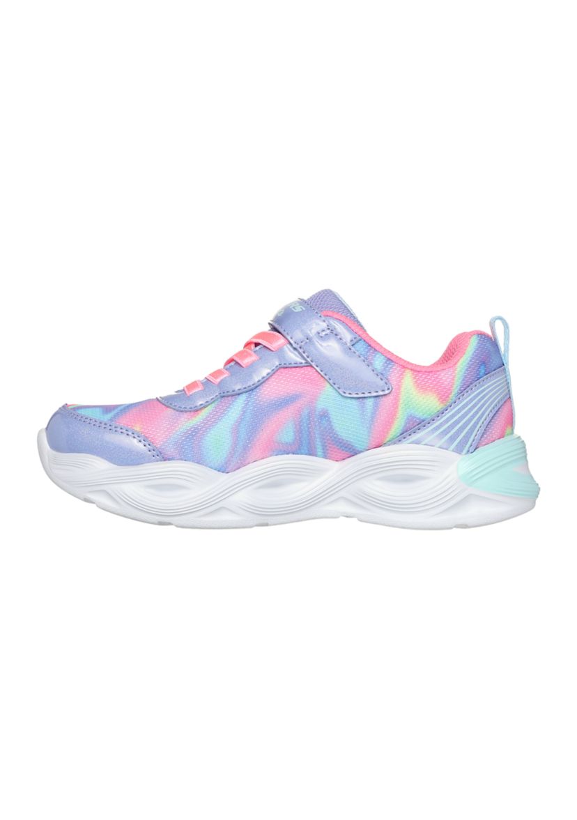 Youth Girls S-Lights Twisty Glow Sneakers - Sorbet Swirl 