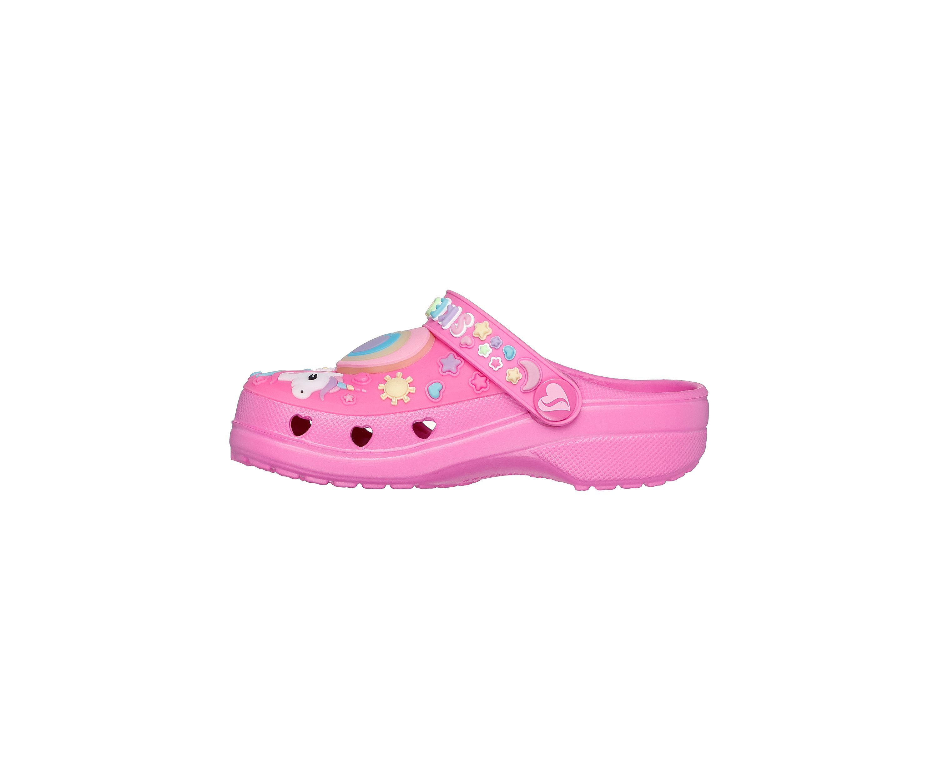 Toddler Girls Foamies®: Heart Charmer Clogs - Girly Land