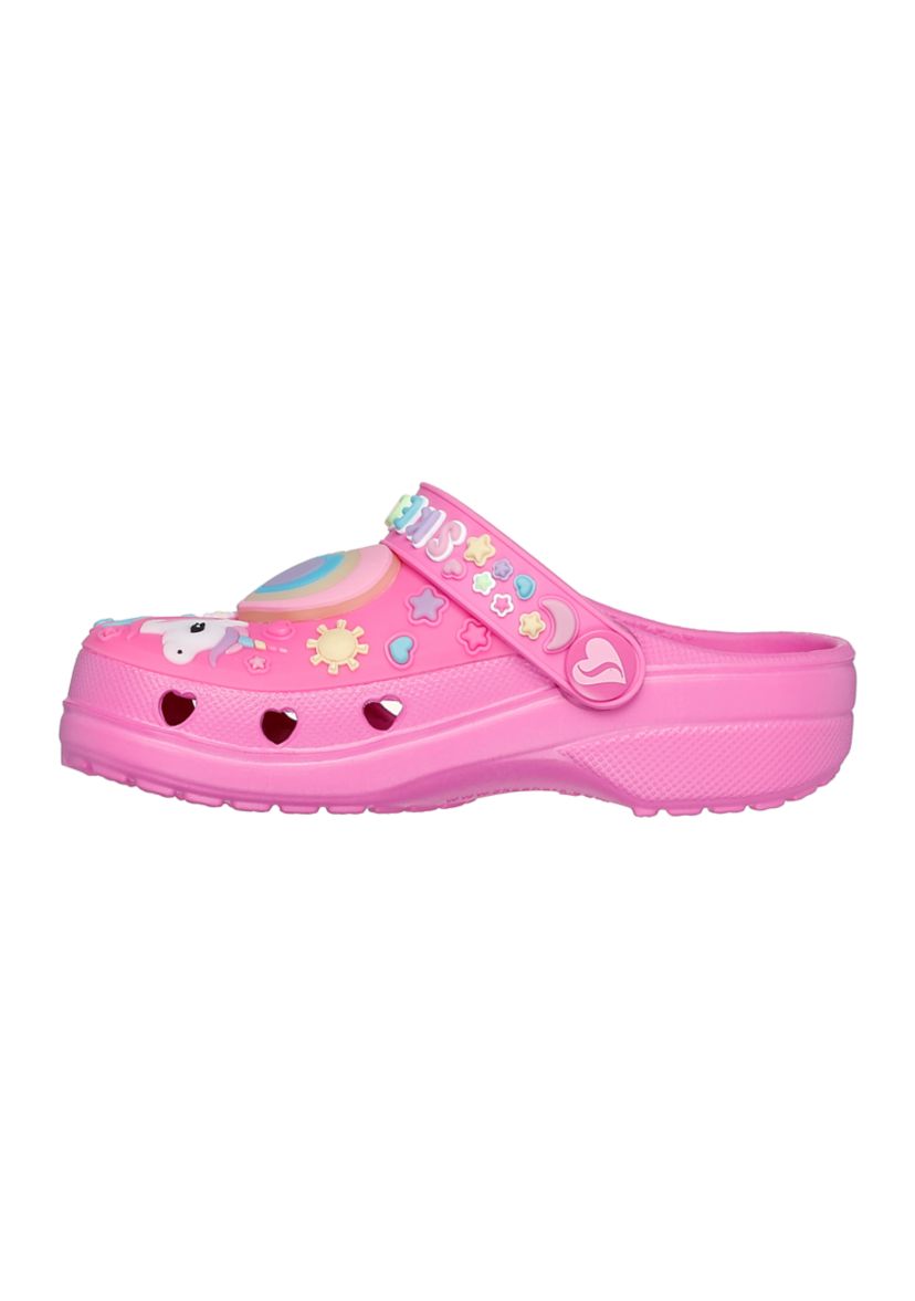 Toddler Girls Foamies®: Heart Charmer Clogs - Girly Land