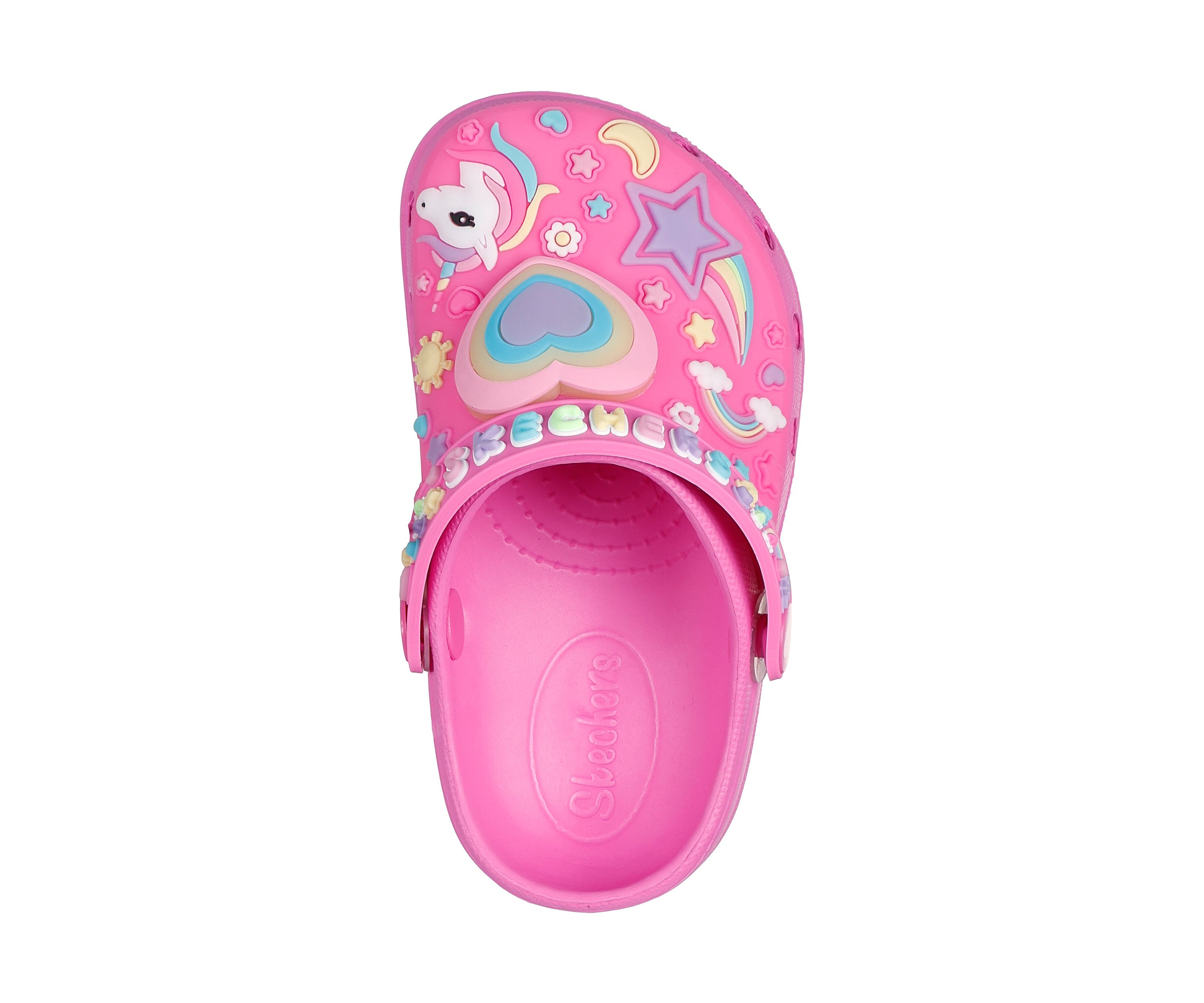 Toddler Girls Foamies®: Heart Charmer Clogs - Girly Land