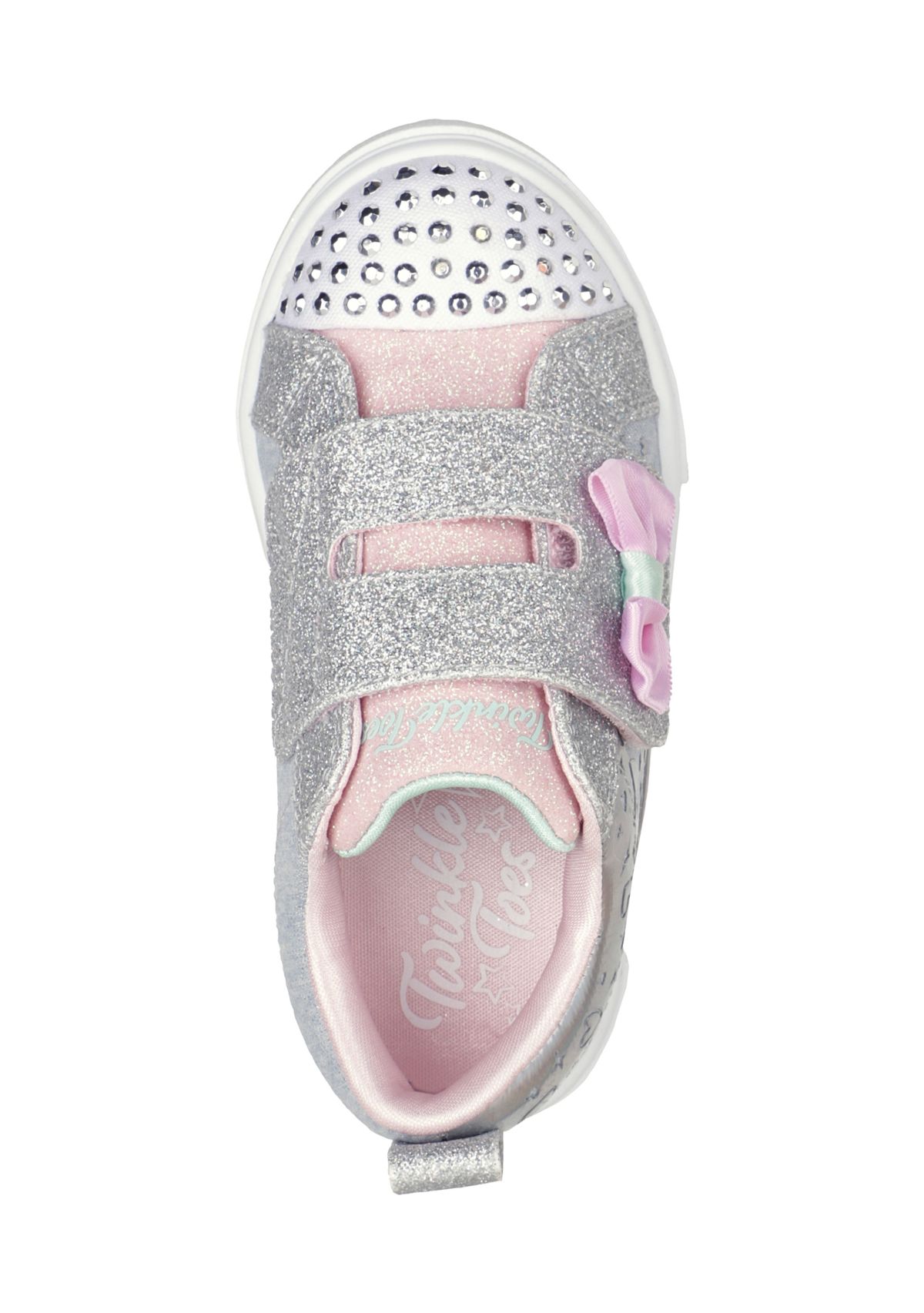 Toddler Girls Twinkle Toes®: Twinkle Sparks - Heather Charmer Sneakers