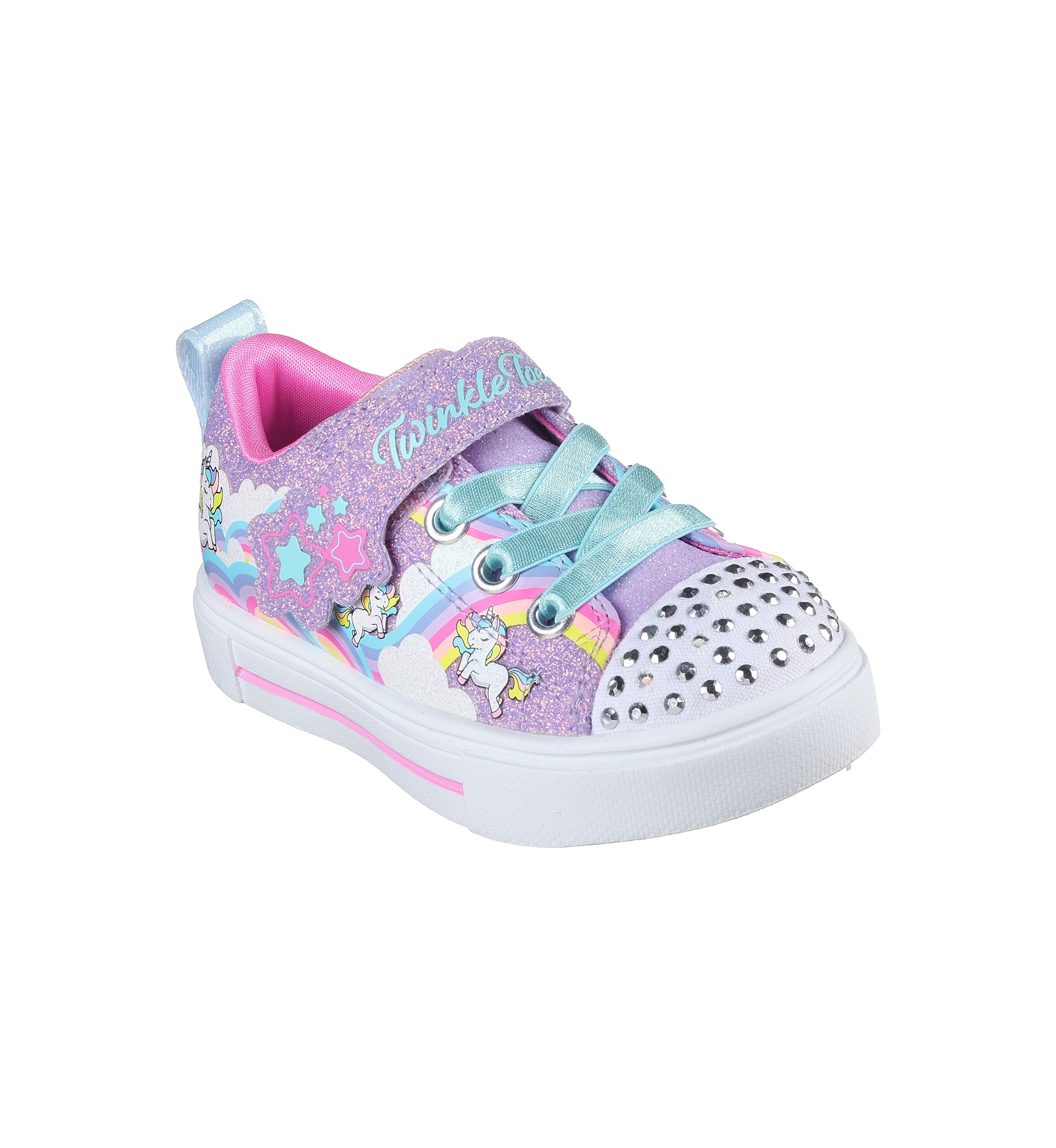 Toddler Girls Twinkle Toes®: Twinkle Sparks Sneakers - Jumpin Clouds
