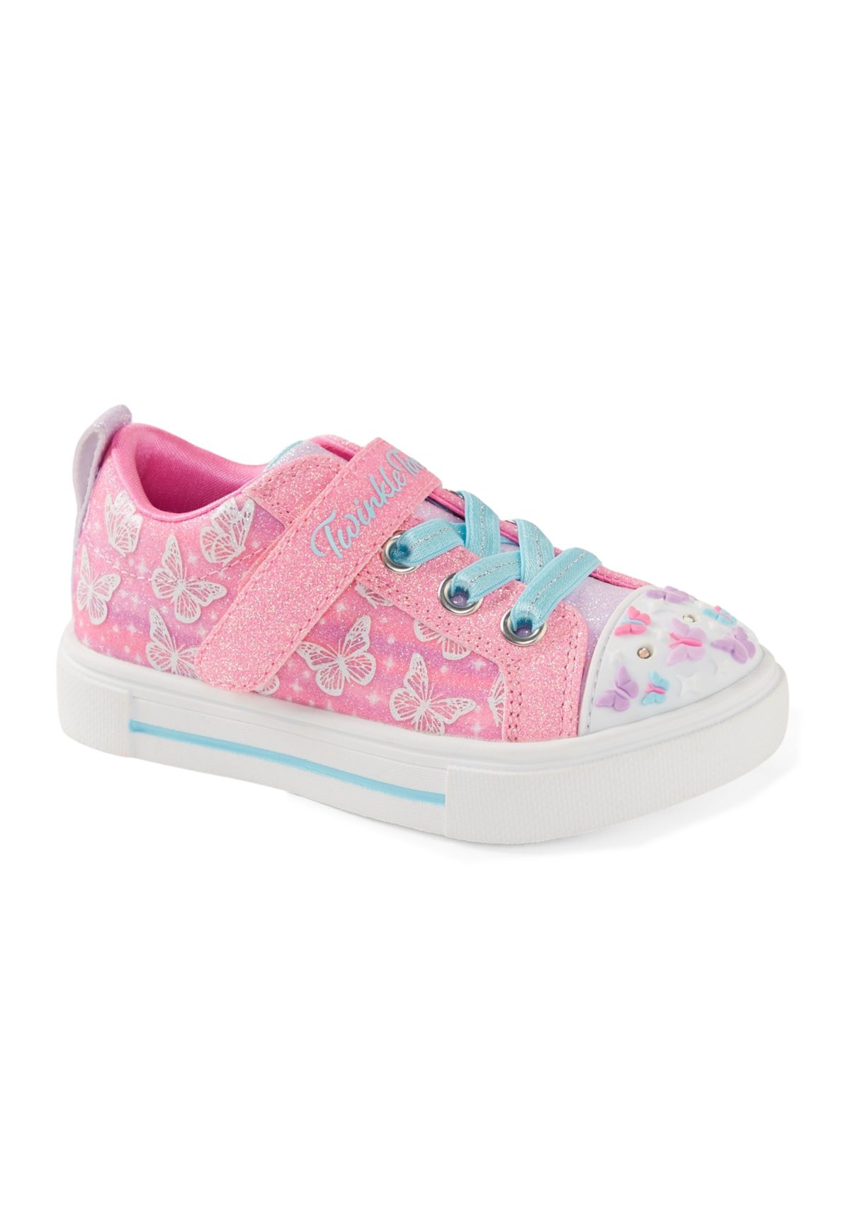 Little Kid Girls Light Up Twinkle Toes Twinkle Sparks Ombre Sneakers